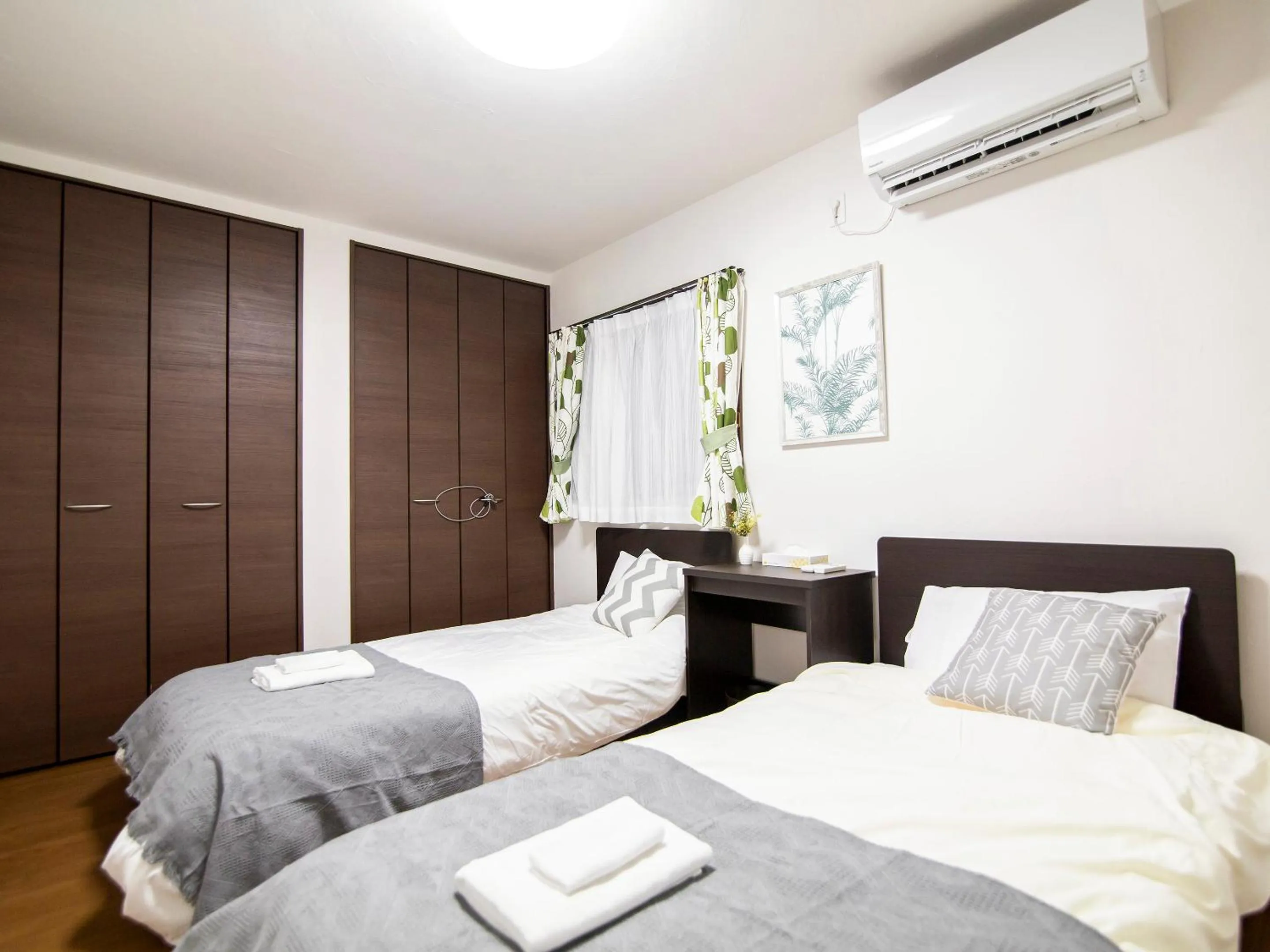 Bedroom, Bed in Ocean Front Maezato