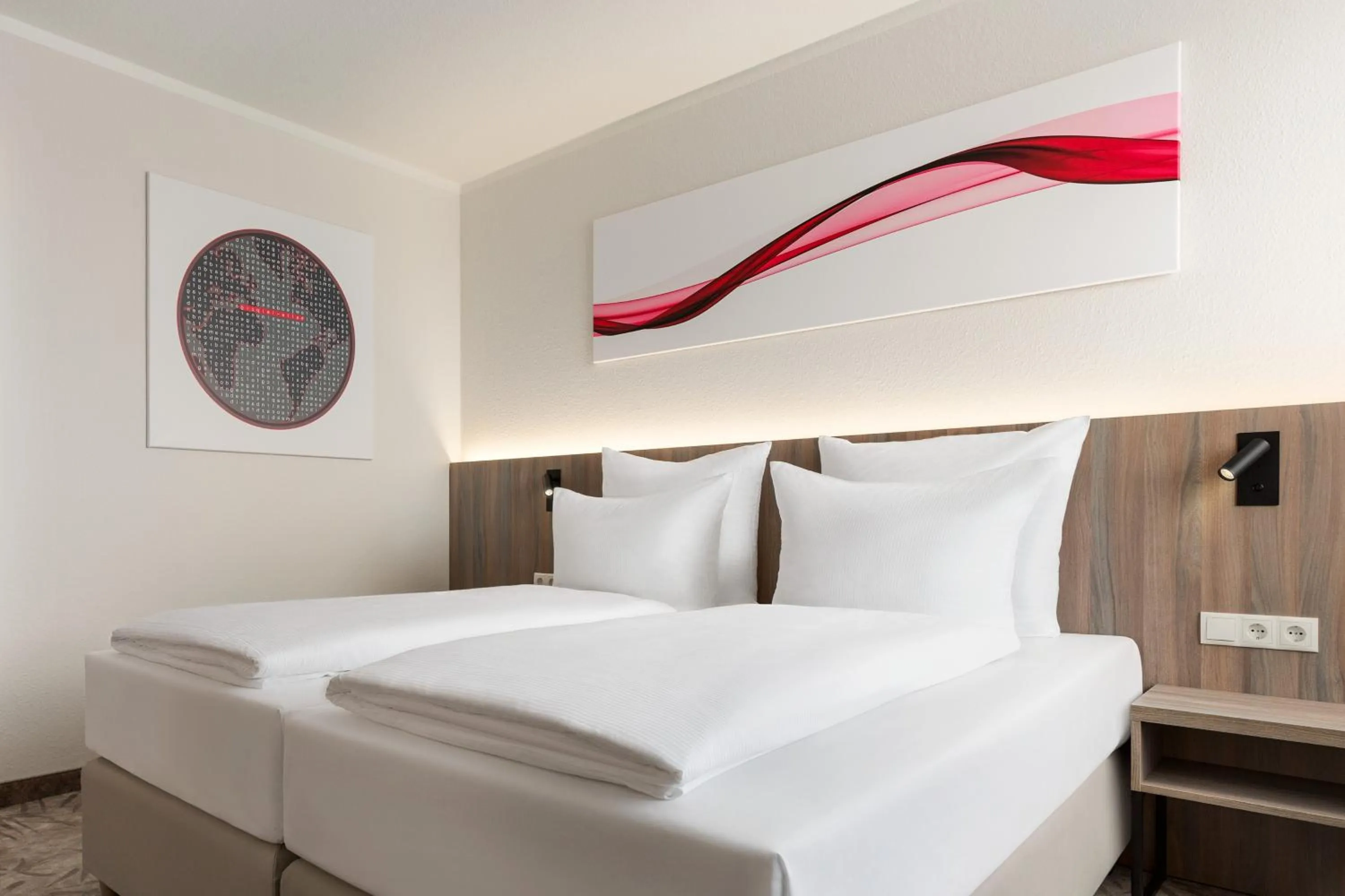 Bed in Ramada by Wyndham Halle-Leipzig