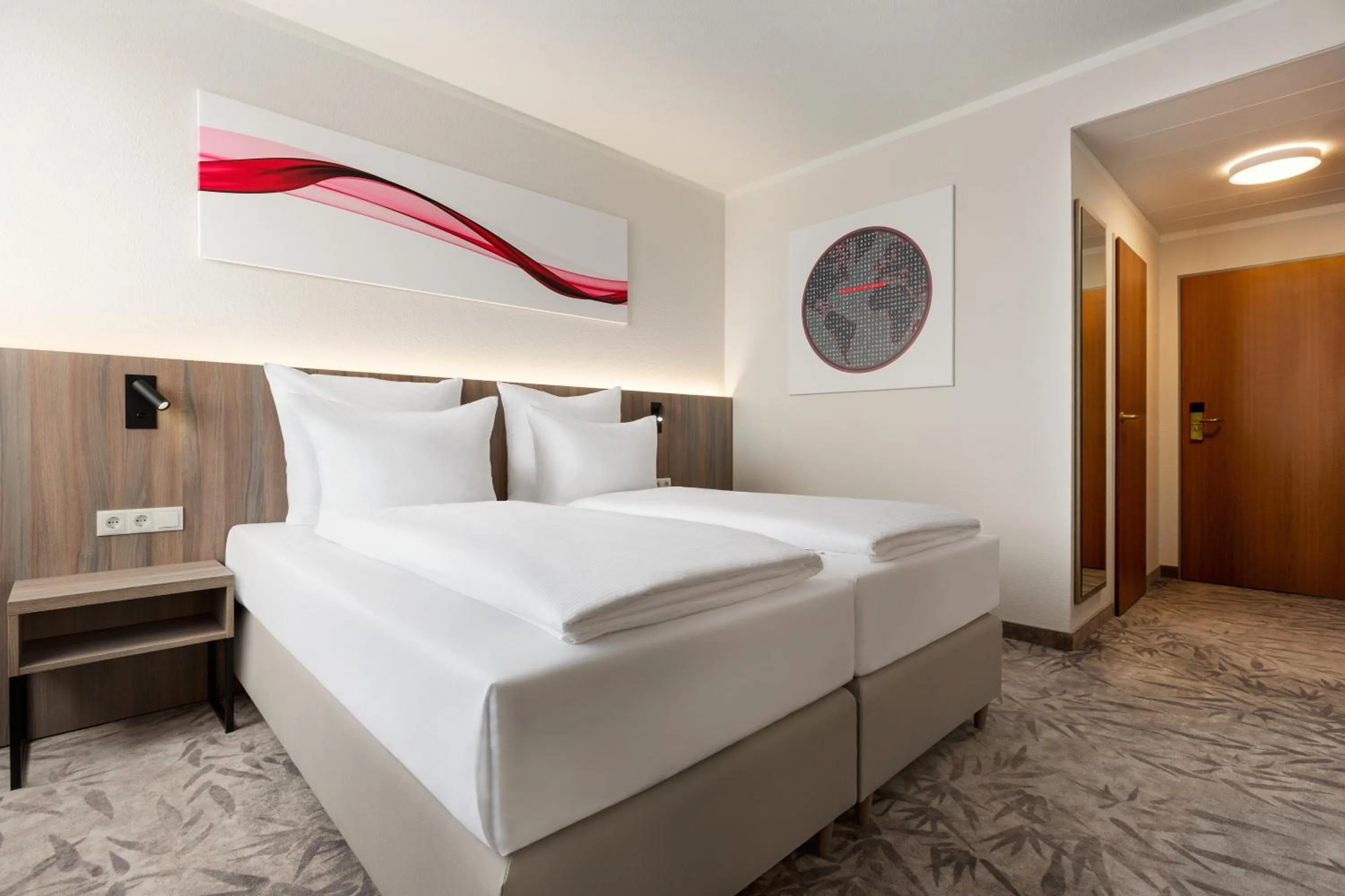 Bed in Ramada by Wyndham Halle-Leipzig