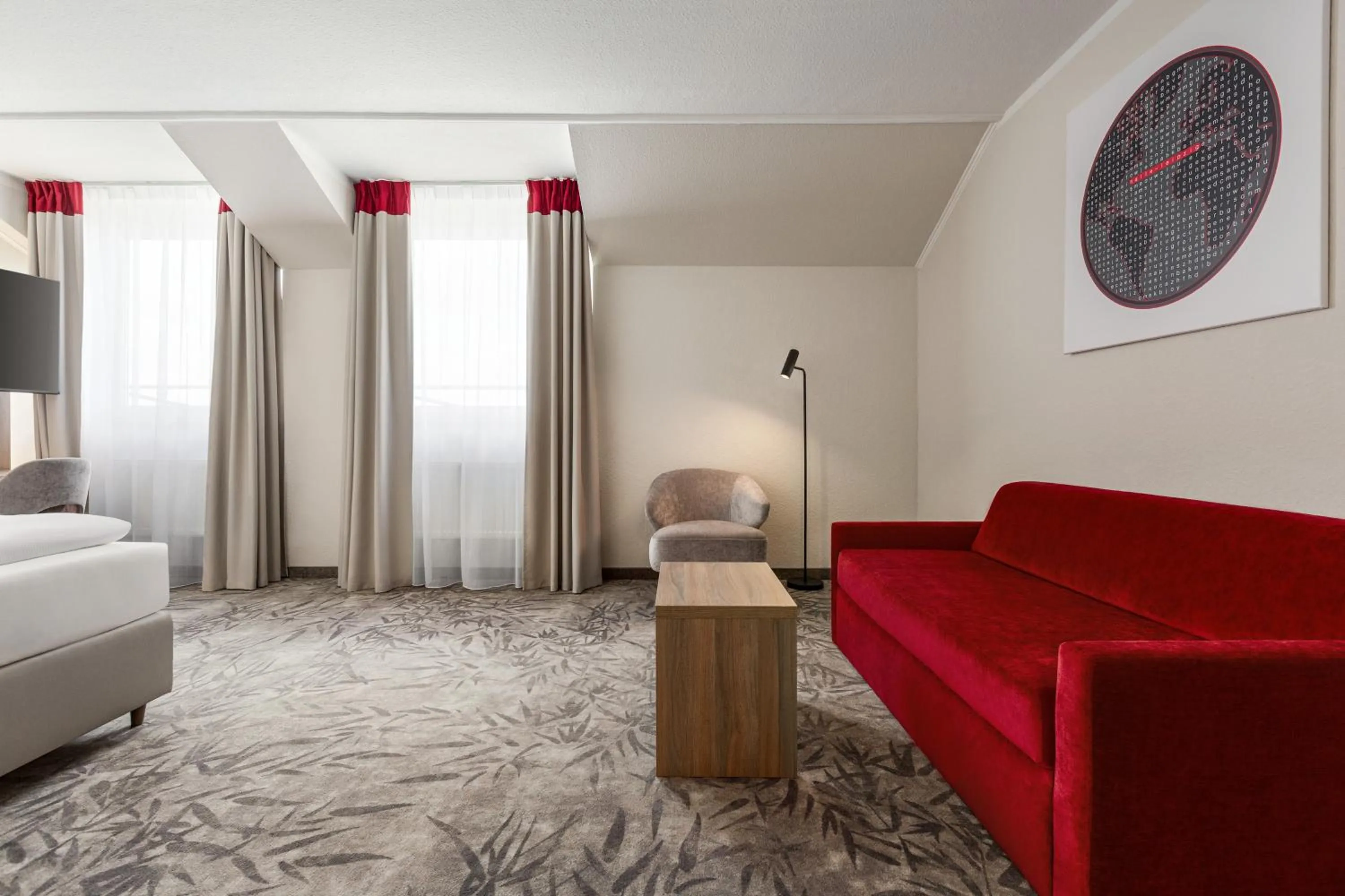Bedroom, Bed in Ramada by Wyndham Halle-Leipzig