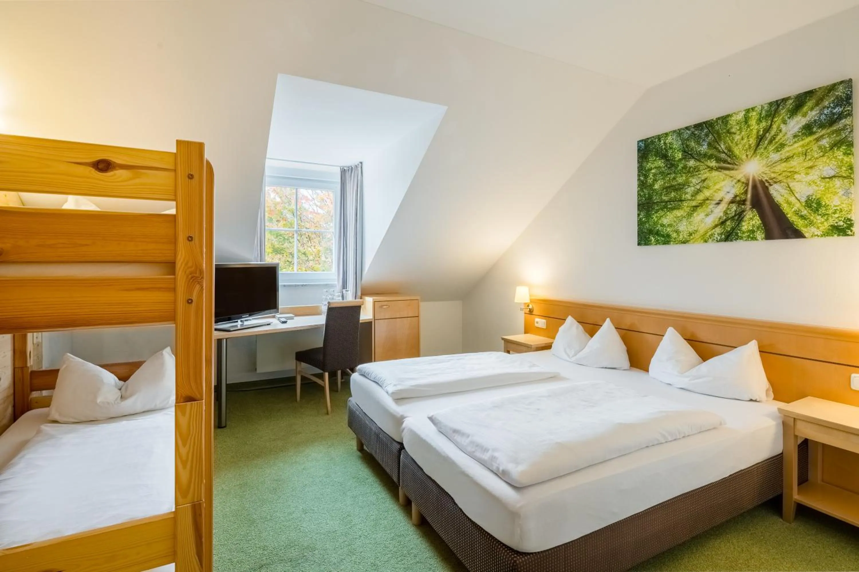 Bed in Hotel Nummerhof