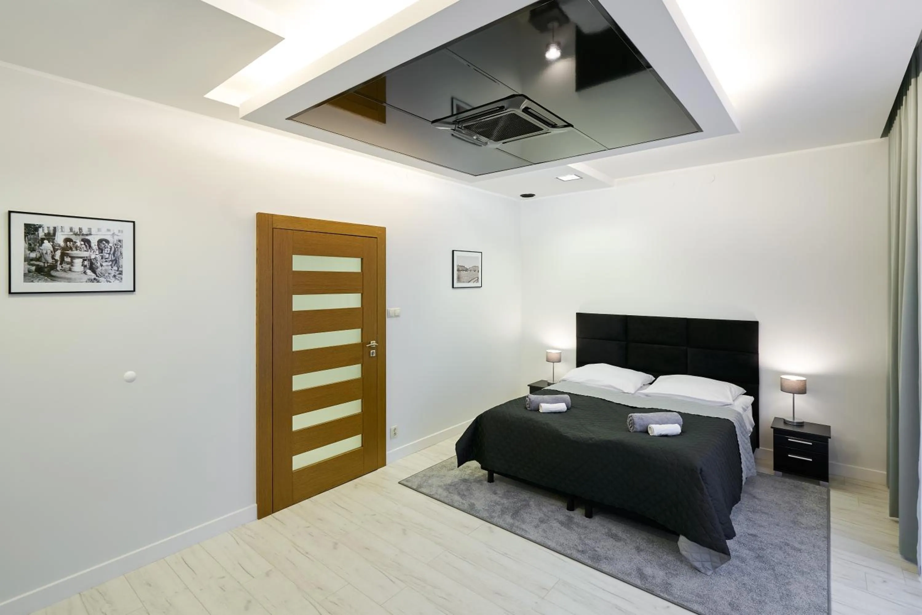 Bedroom, Bed in Prestige Apartamenty VINCI Centrum