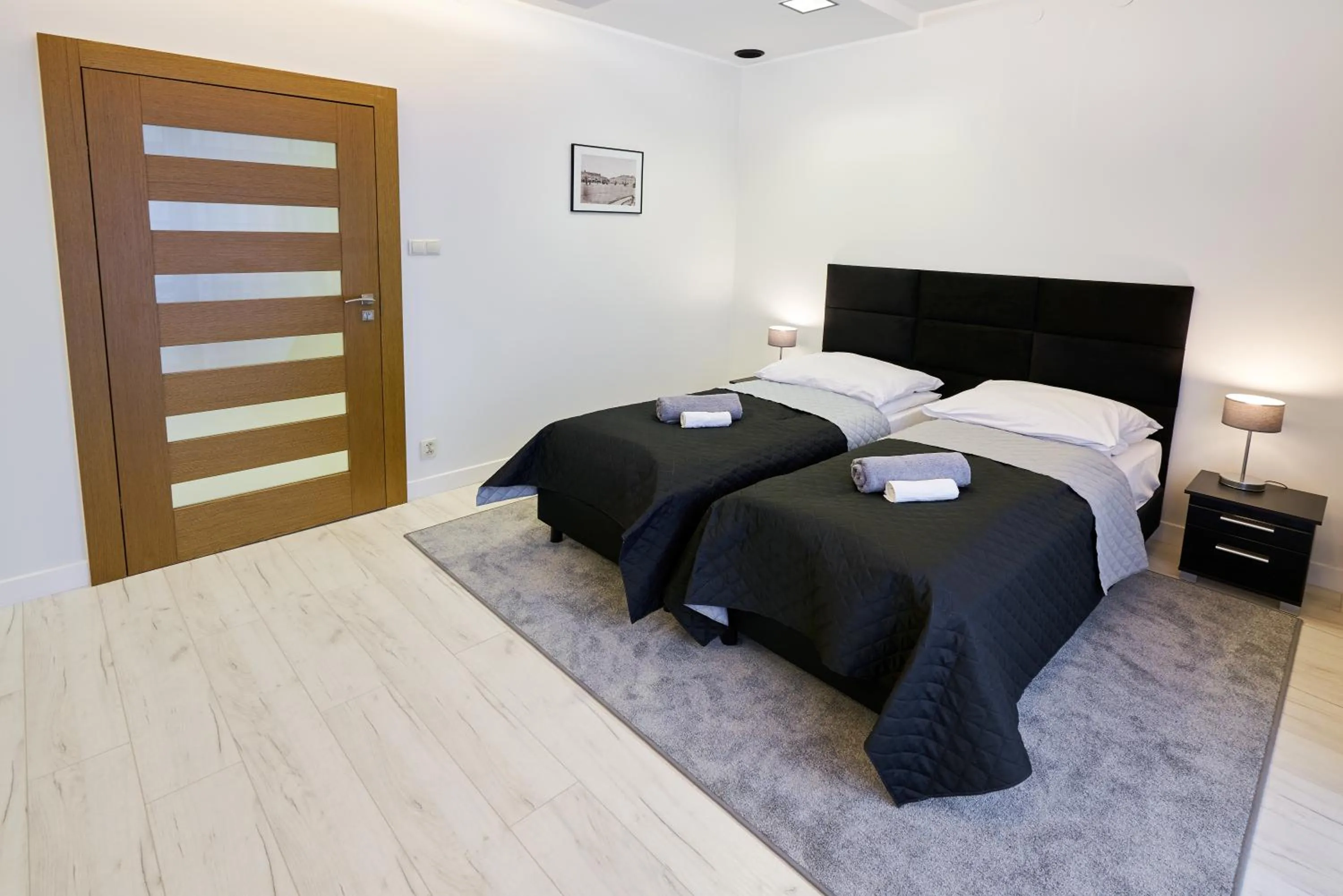 Bedroom, Bed in Prestige Apartamenty VINCI Centrum