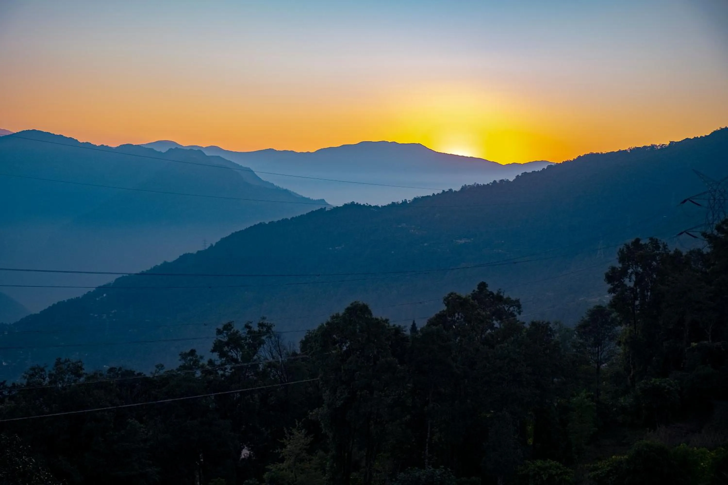 Natural landscape in The Temi Bungalow South Sikkim