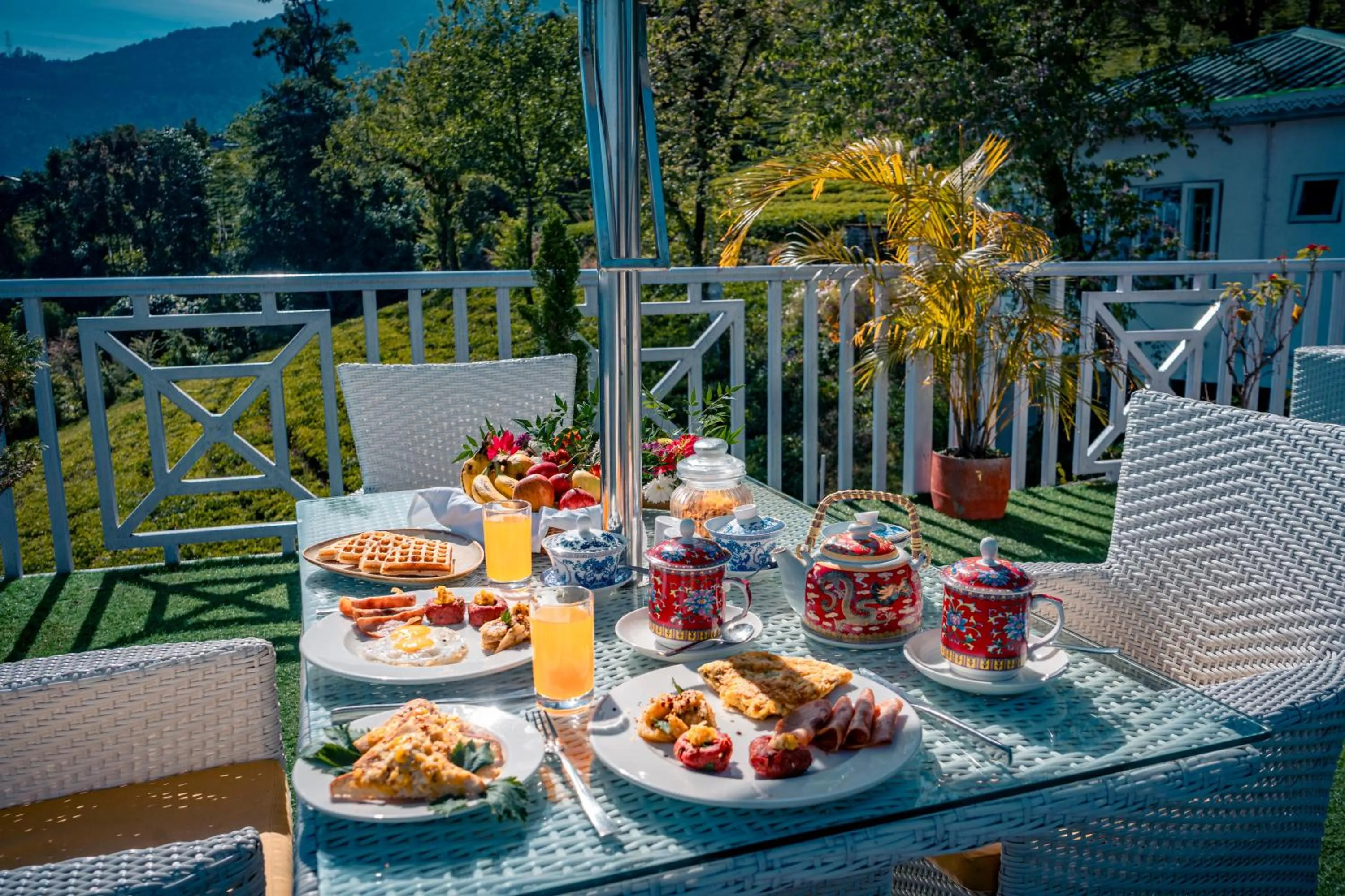 Food and drinks in The Temi Bungalow South Sikkim