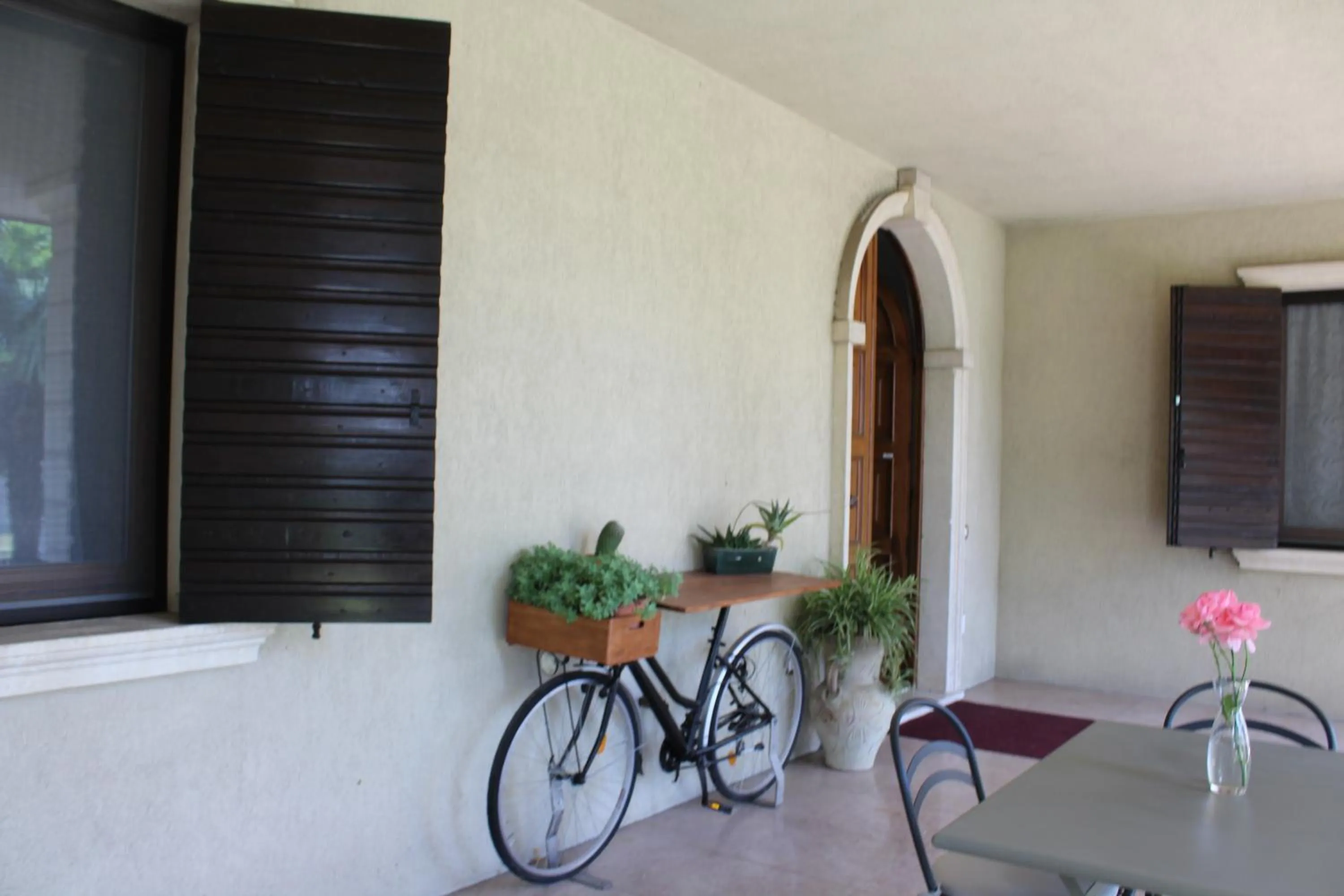 Patio in B&B Villa Verona Bike