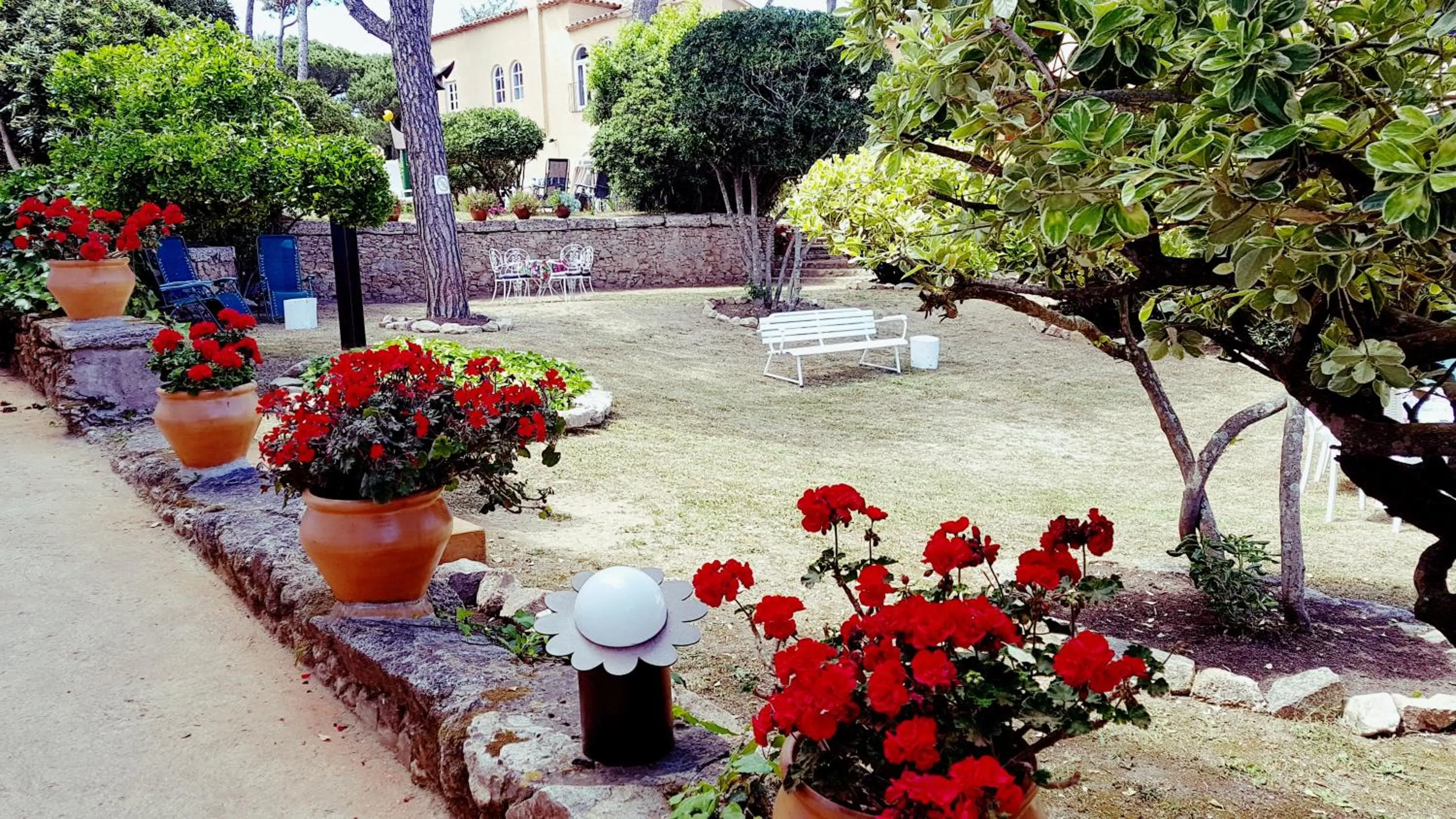 Garden in Apartamento con jardín a 11 metros de la playa. CG.