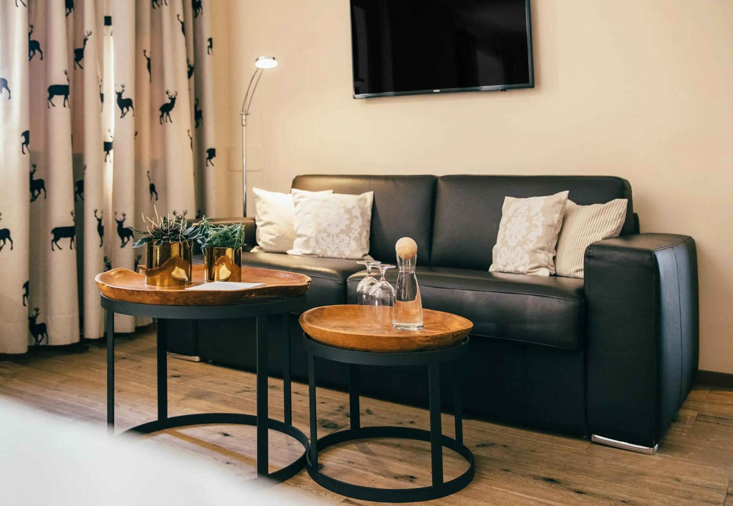 Seating area in Boutique-Hotel Bayerischer Hof