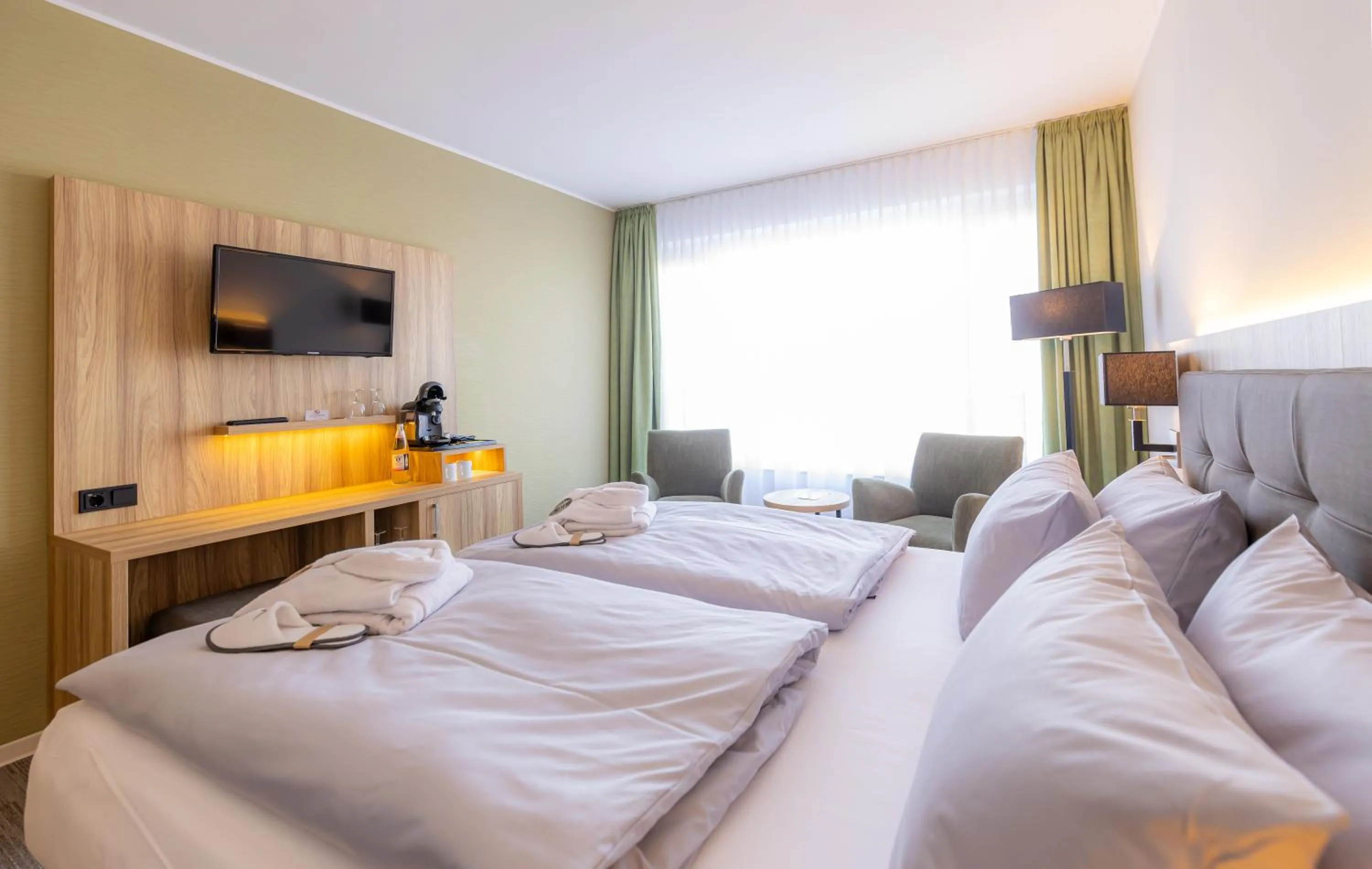 Bed in Mercure Hotel Riesa Dresden Elbland