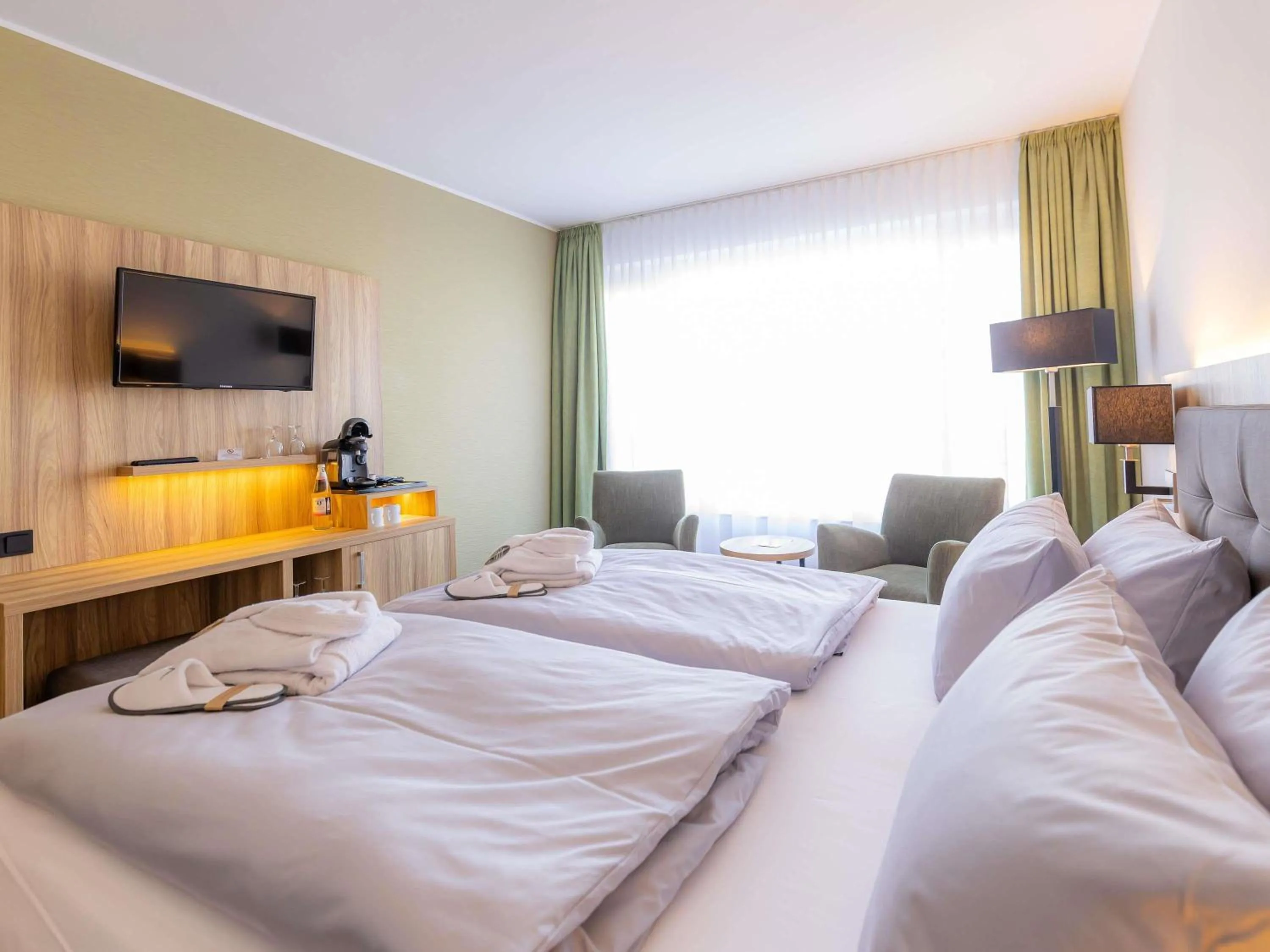 Bedroom, Bed in Mercure Hotel Riesa Dresden Elbland