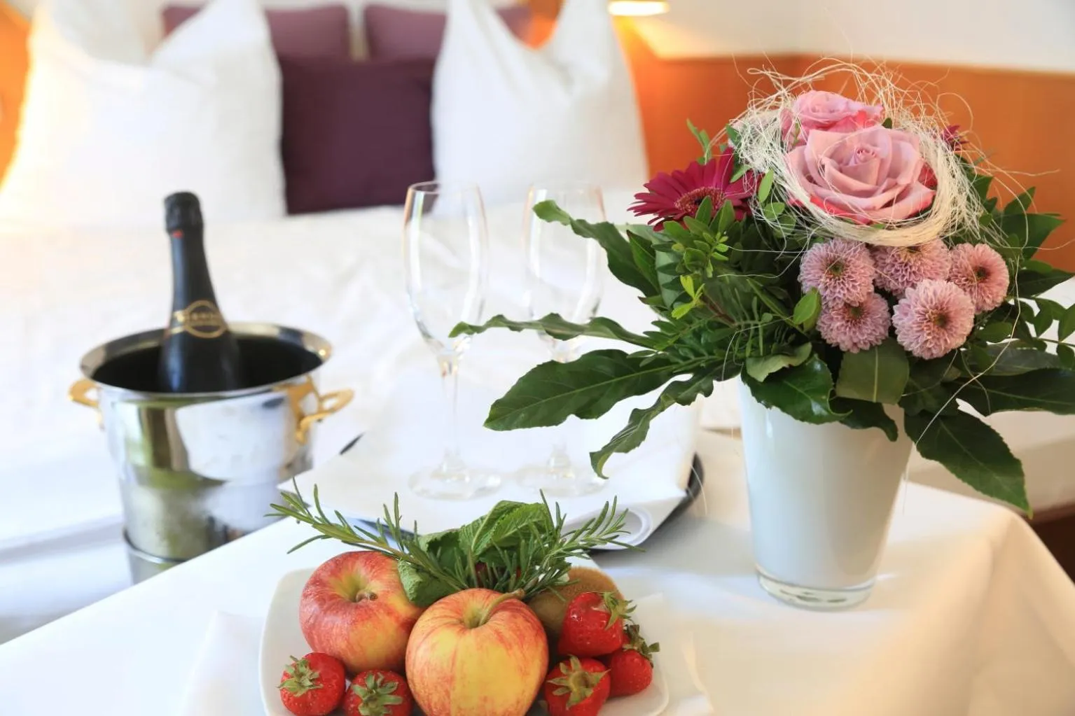 Food and drinks in Landidyll Hotel Lamm