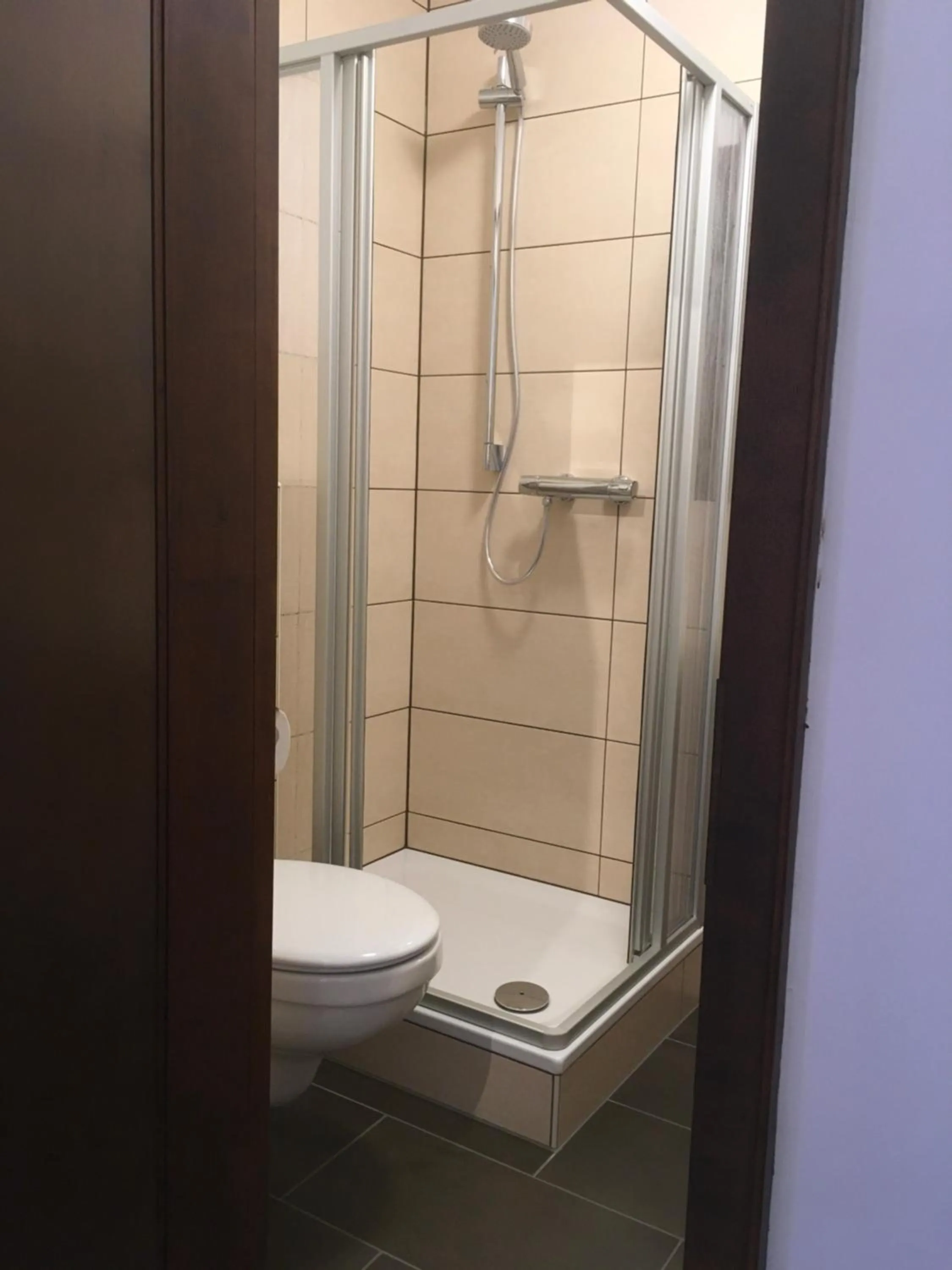 Bathroom in Hotel-Pension zum Paradies