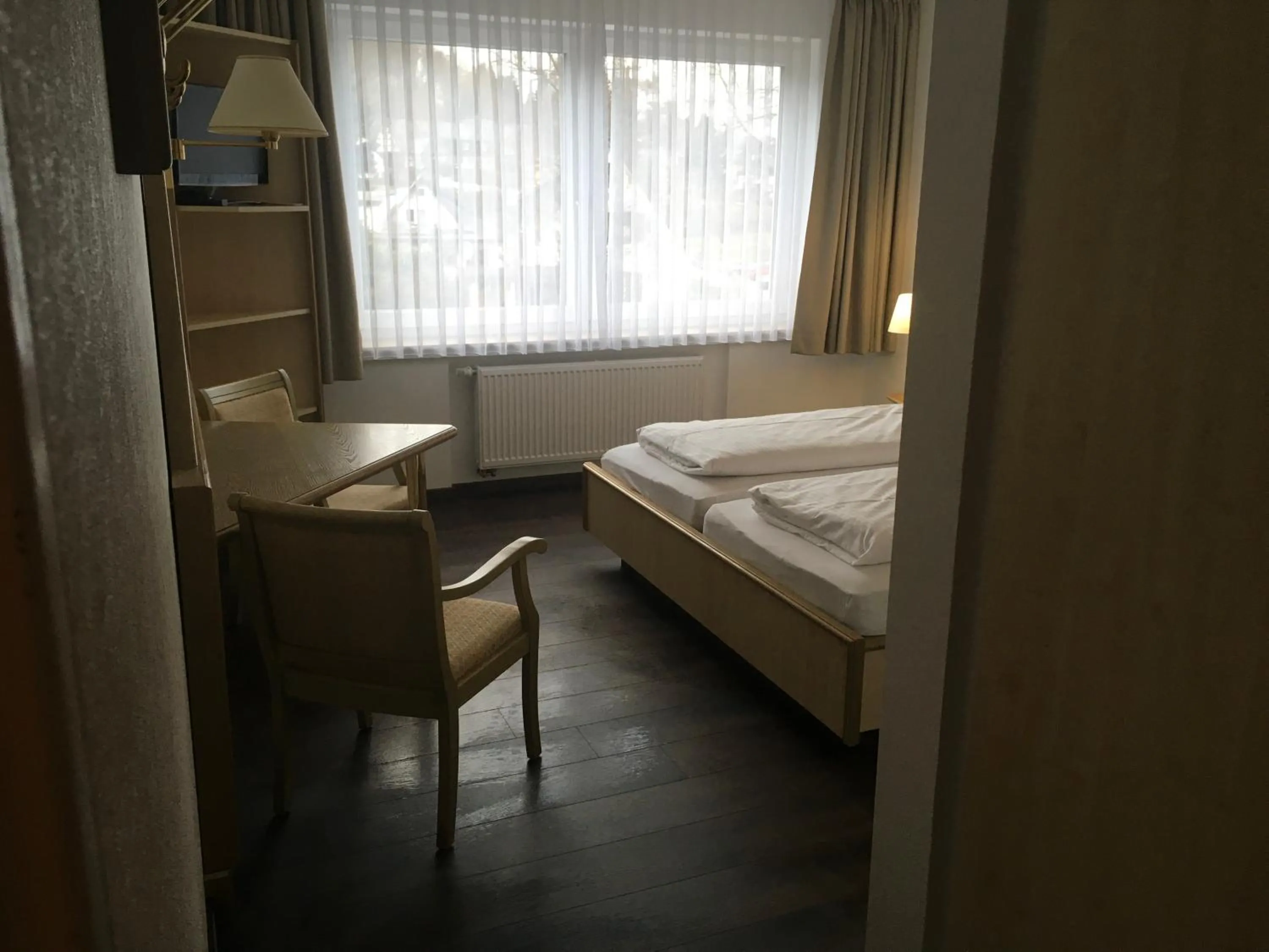 Bedroom, Bed in Hotel-Pension zum Paradies