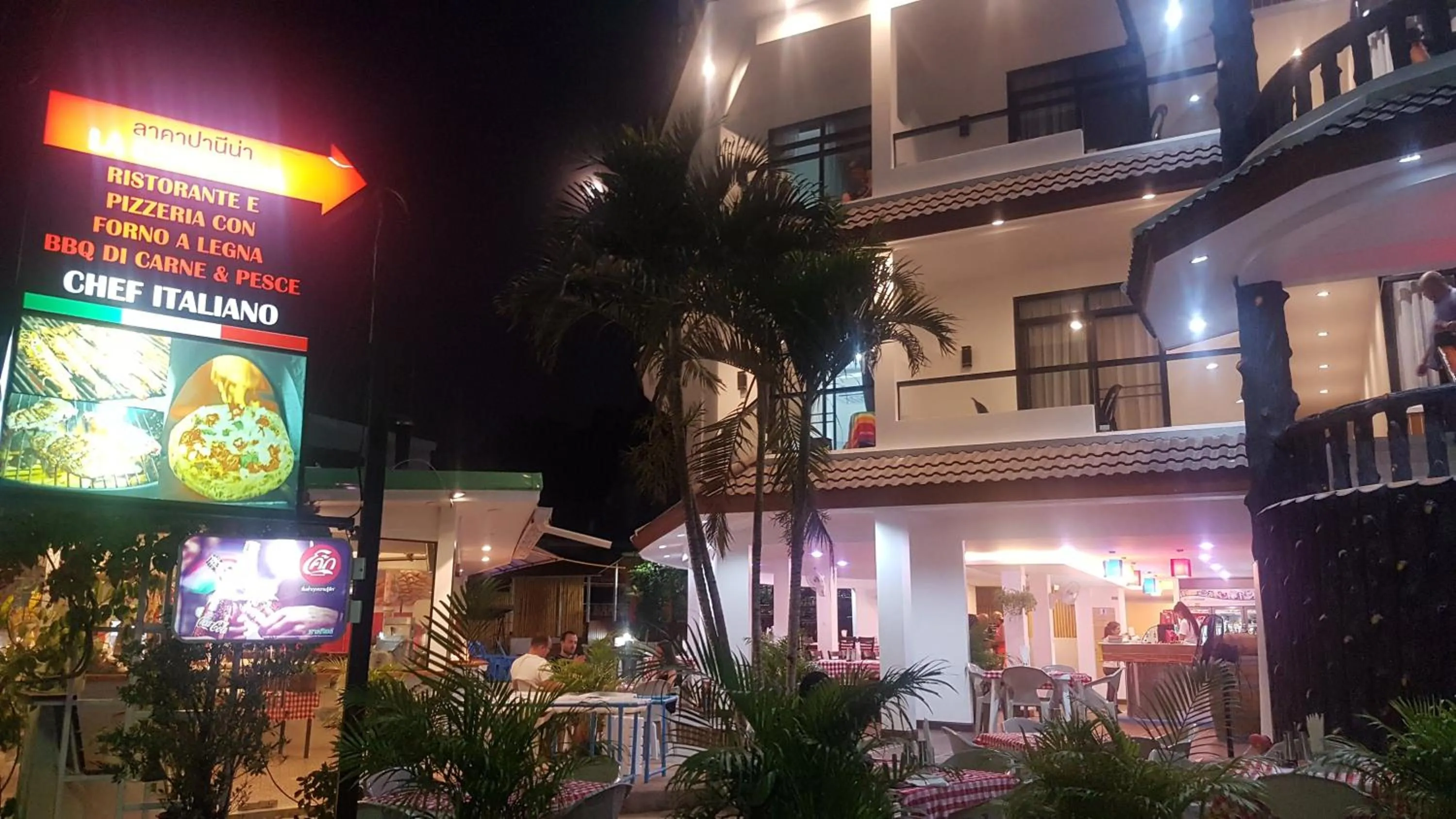 Property building in La Capannina Hotel Patong