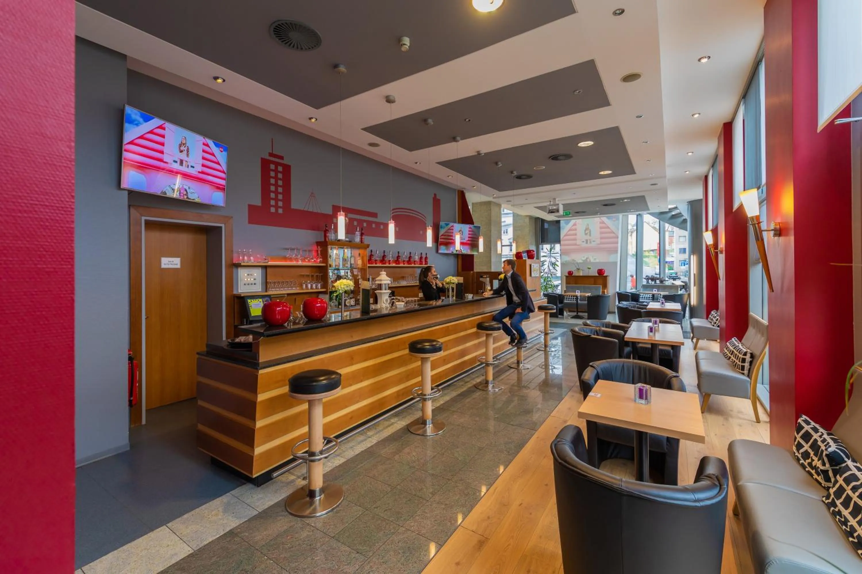 Lounge or bar in City Hotel Suhl