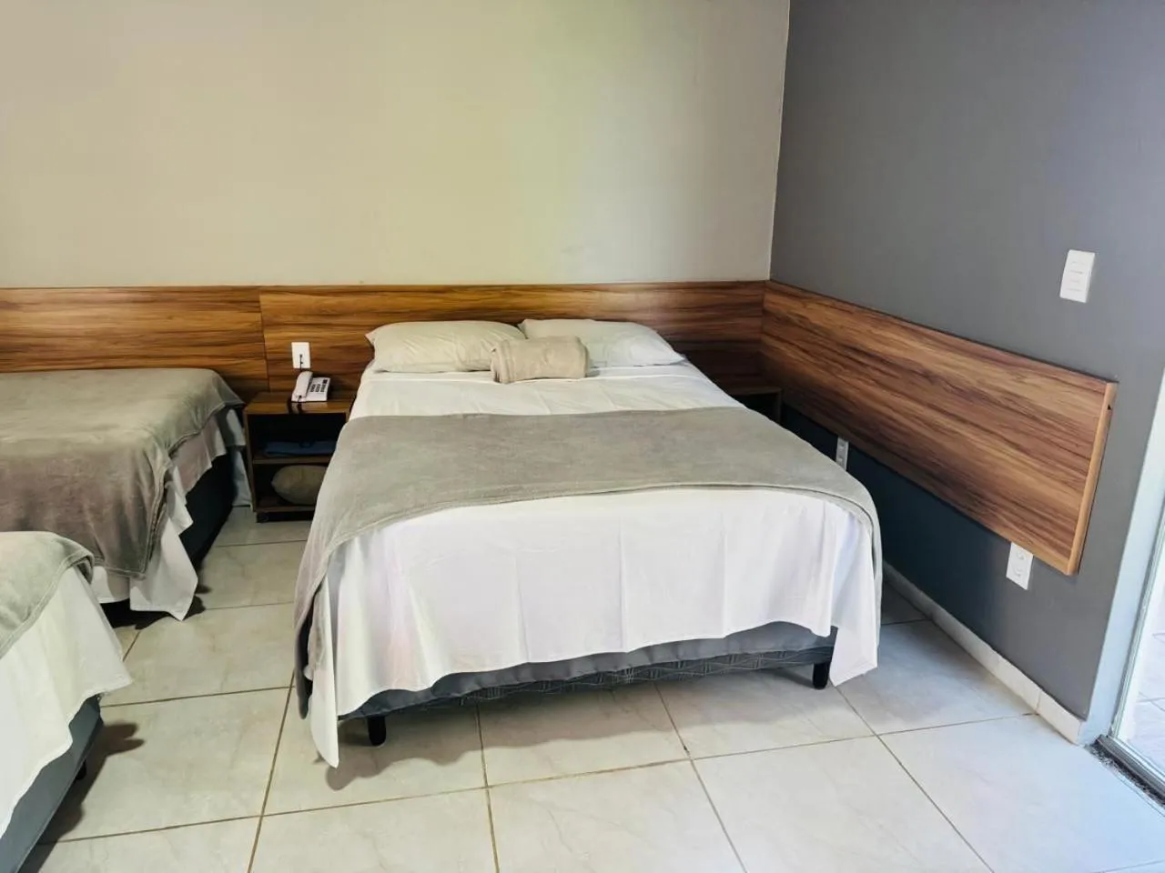 Bed in Chalé Murici Lençóis