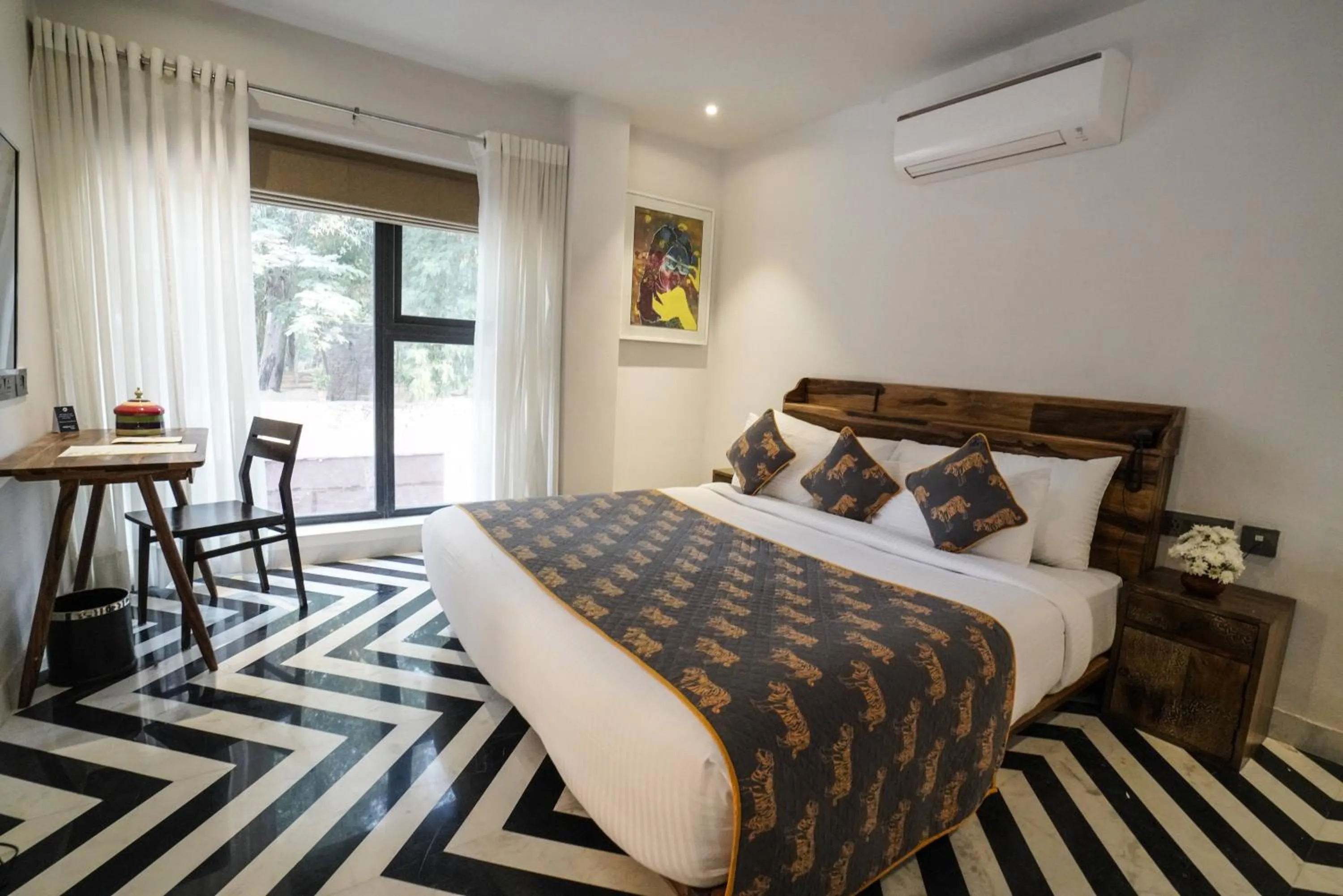 Bed in Brij Nest, Jaipur - An All Suite Boutique Hotel