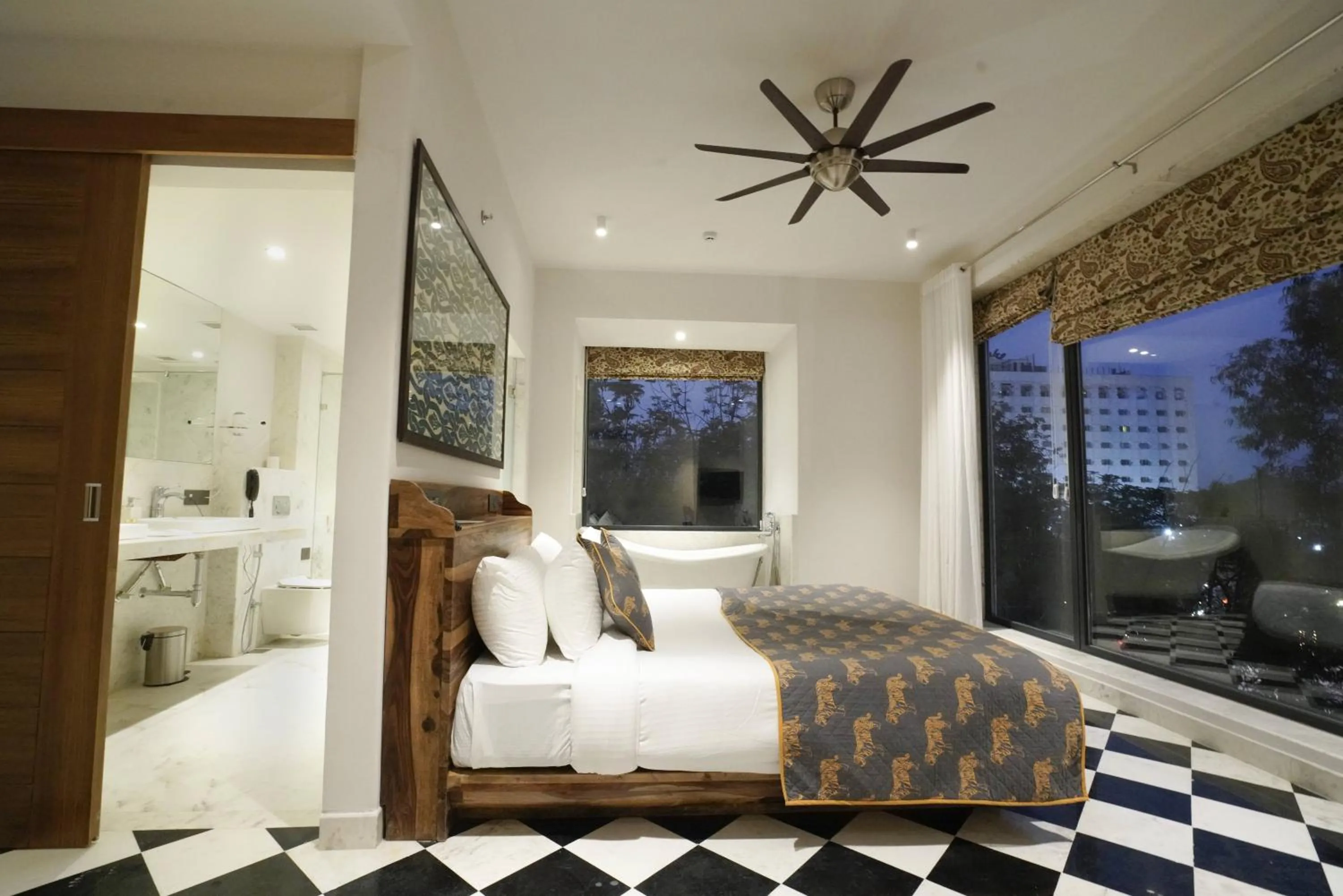 Photo of the whole room, Bed in Brij Nest, Jaipur - An All Suite Boutique Hotel