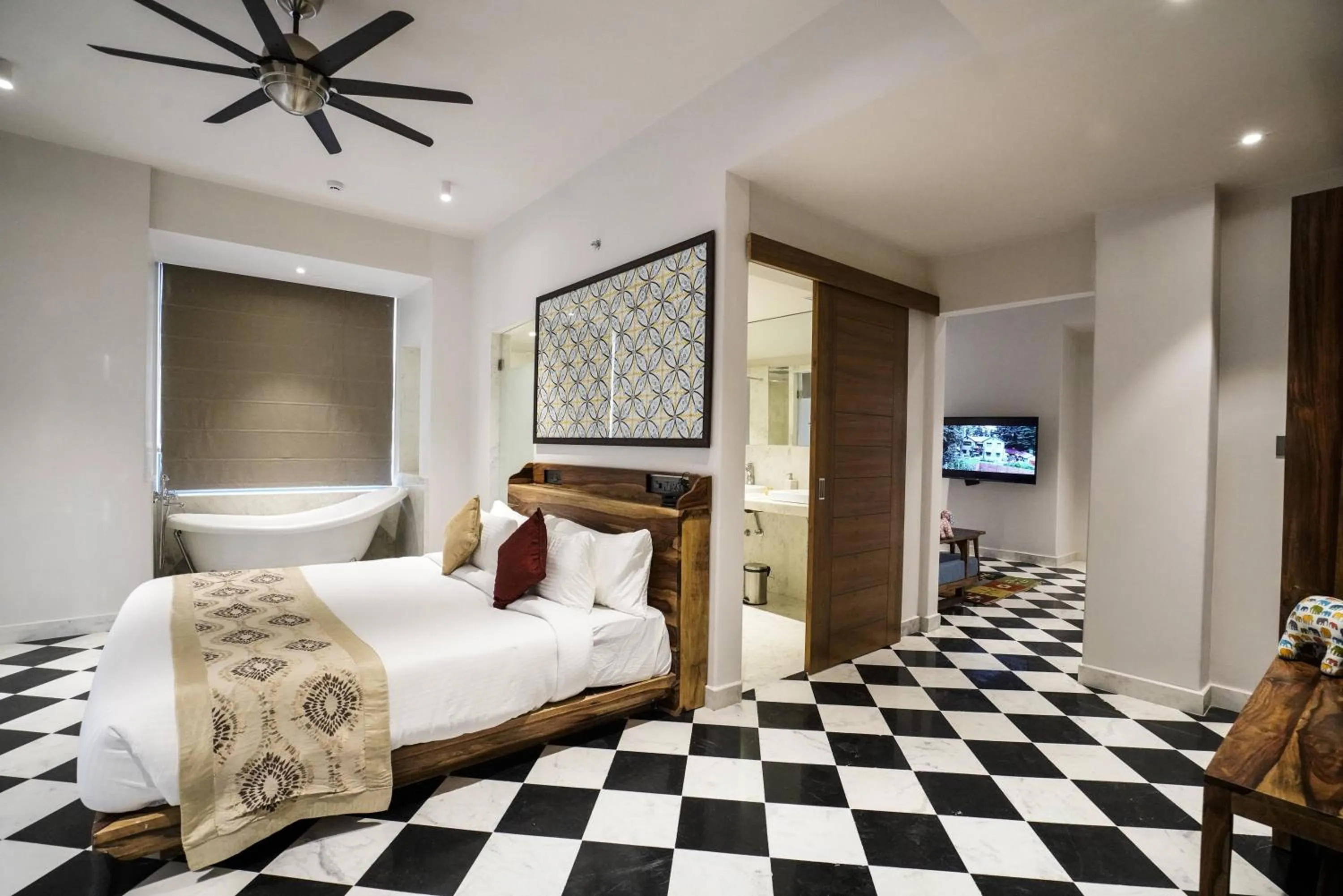 Bed in Brij Nest, Jaipur - An All Suite Boutique Hotel