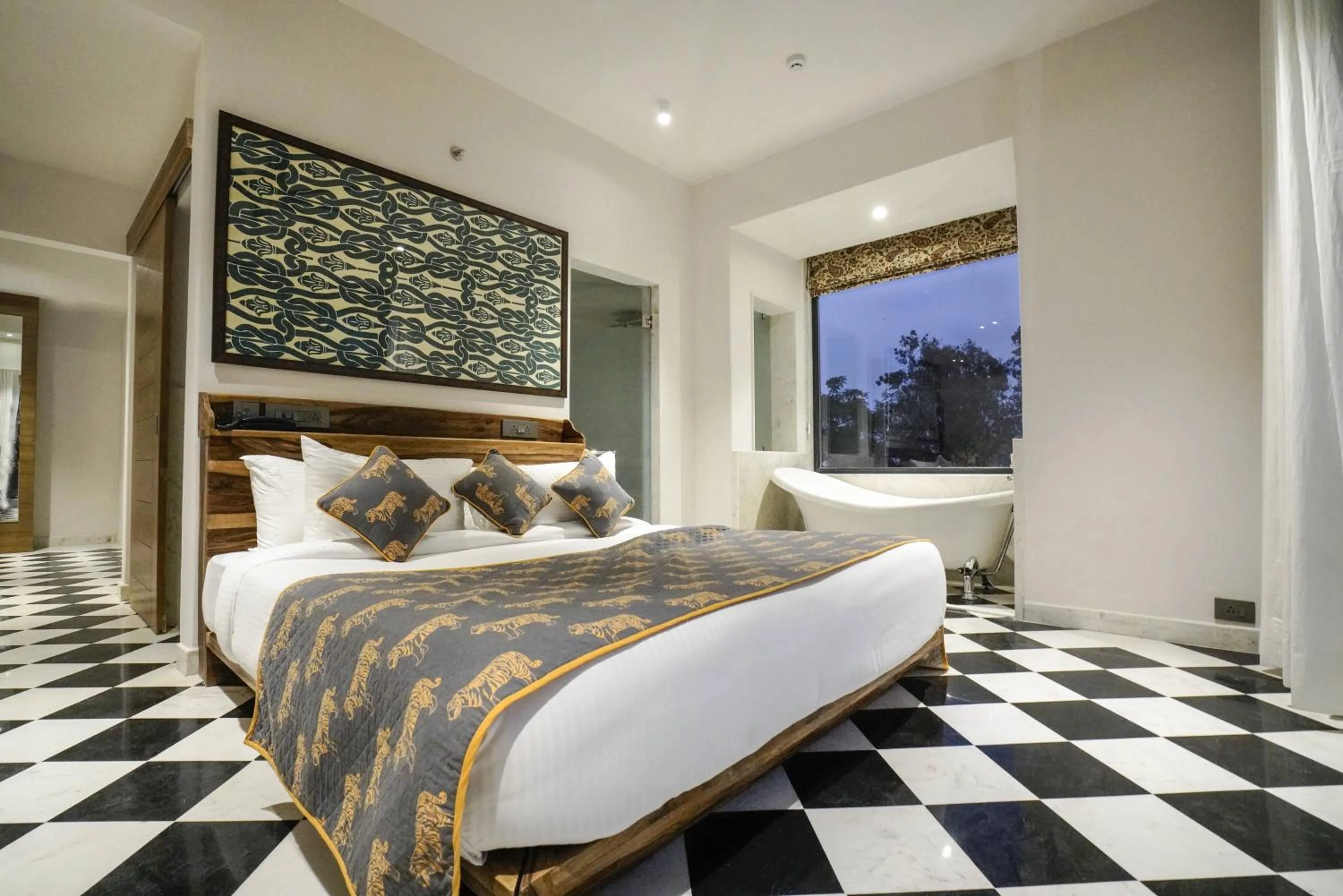 Bed in Brij Nest, Jaipur - An All Suite Boutique Hotel
