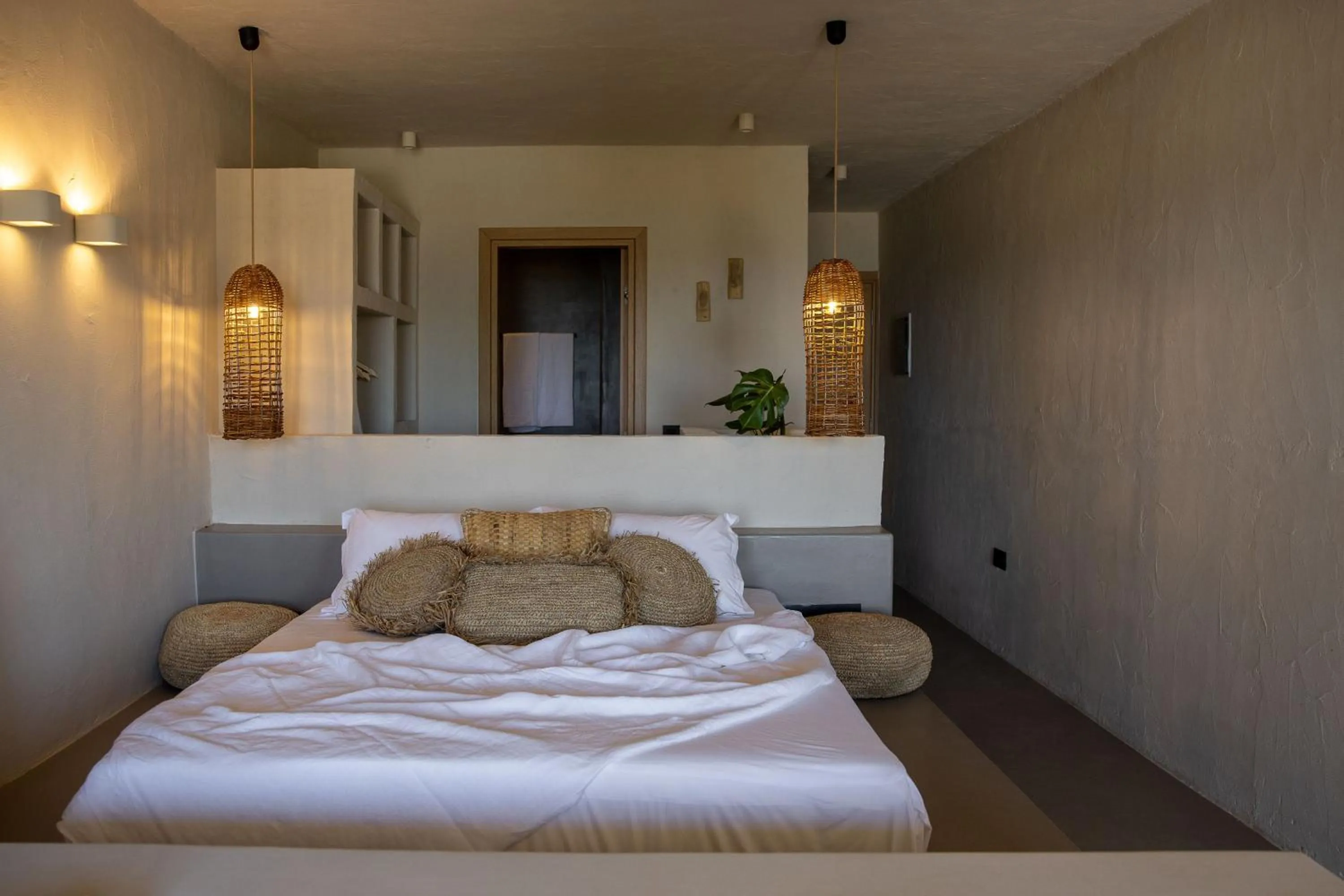 Bed in Seesoo Paros Beachfront Resort