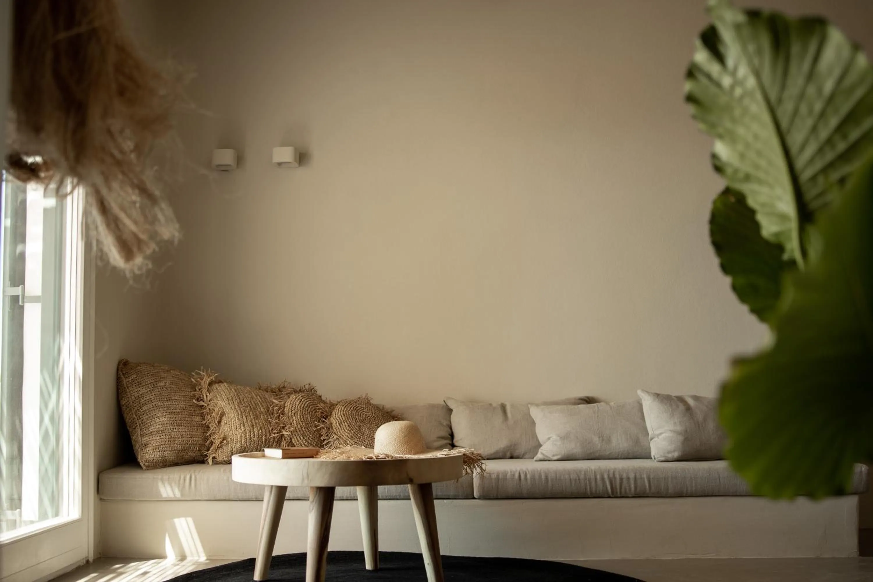 Seating area in Seesoo Paros Beachfront Resort