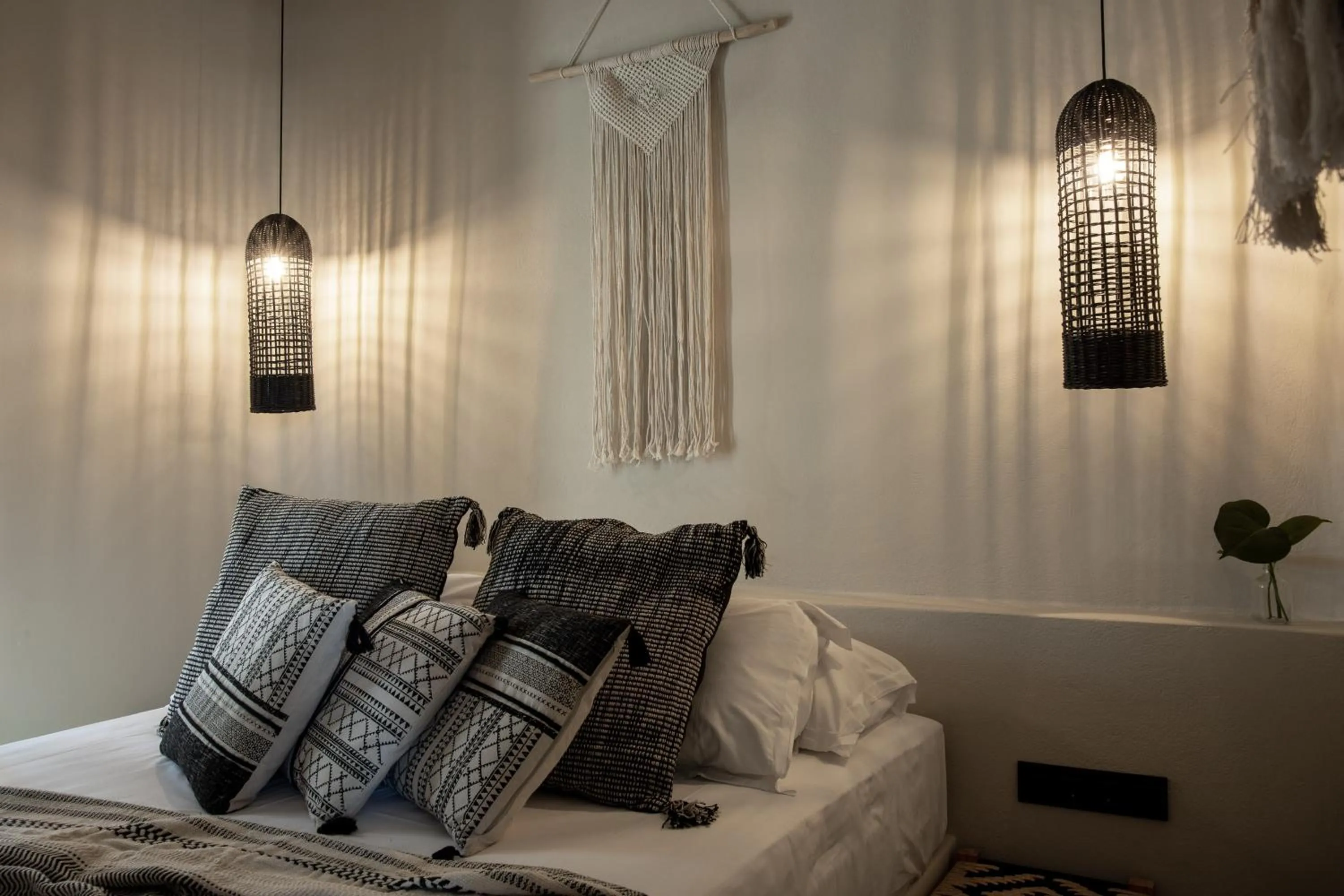 Bed in Seesoo Paros Beachfront Resort