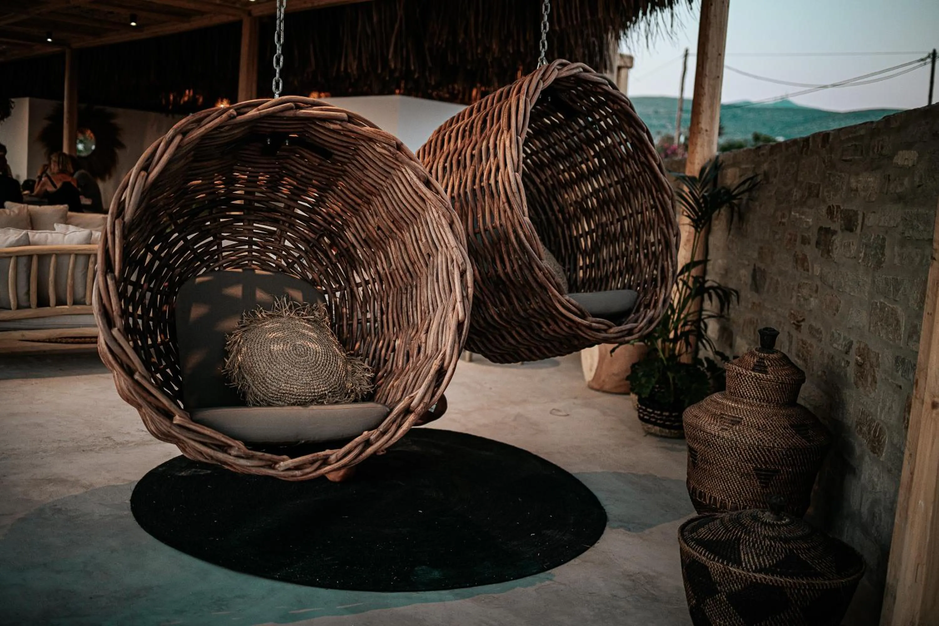 Seating area in Seesoo Paros Beachfront Resort