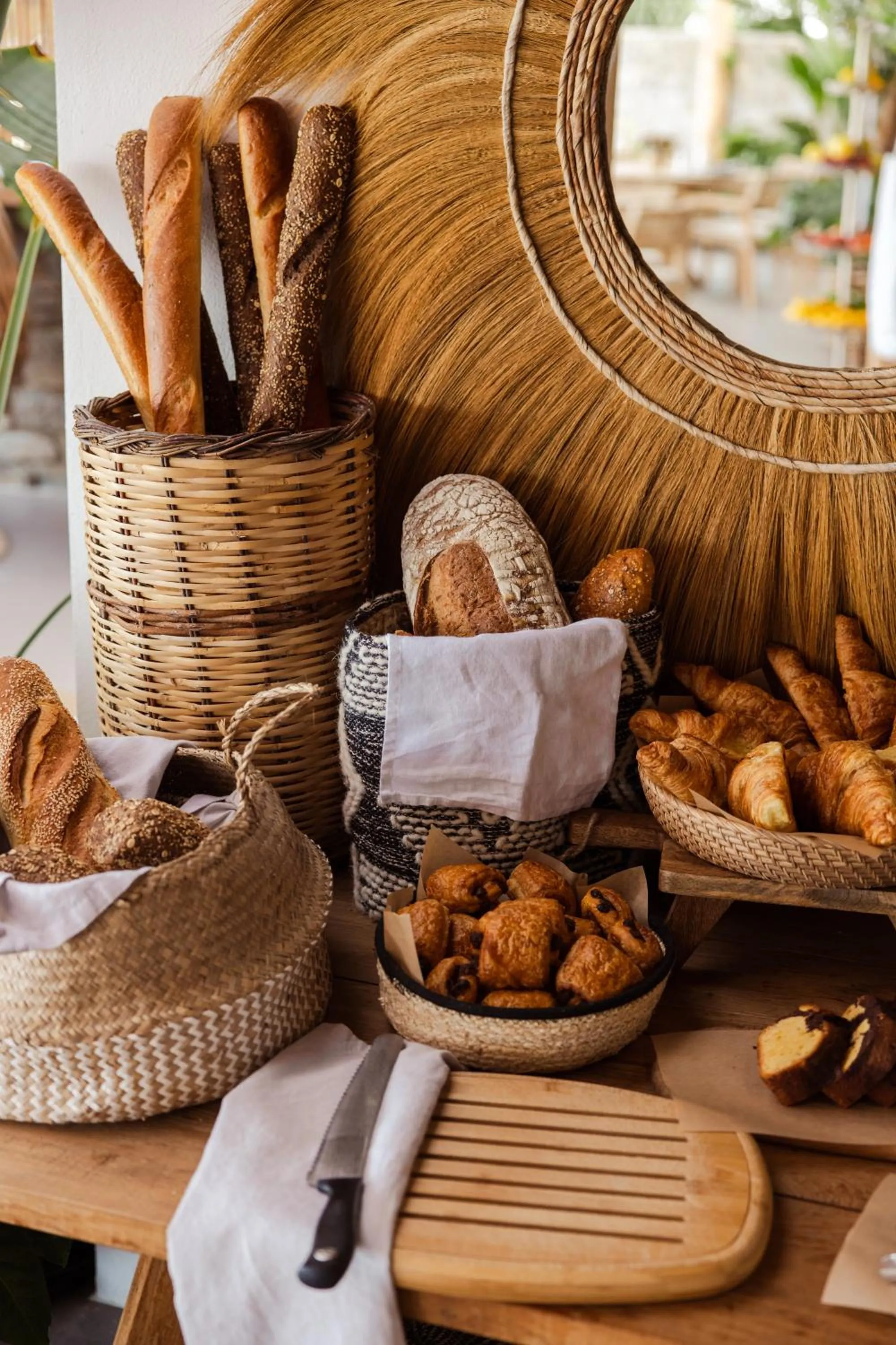 Buffet breakfast in Seesoo Paros Beachfront Resort