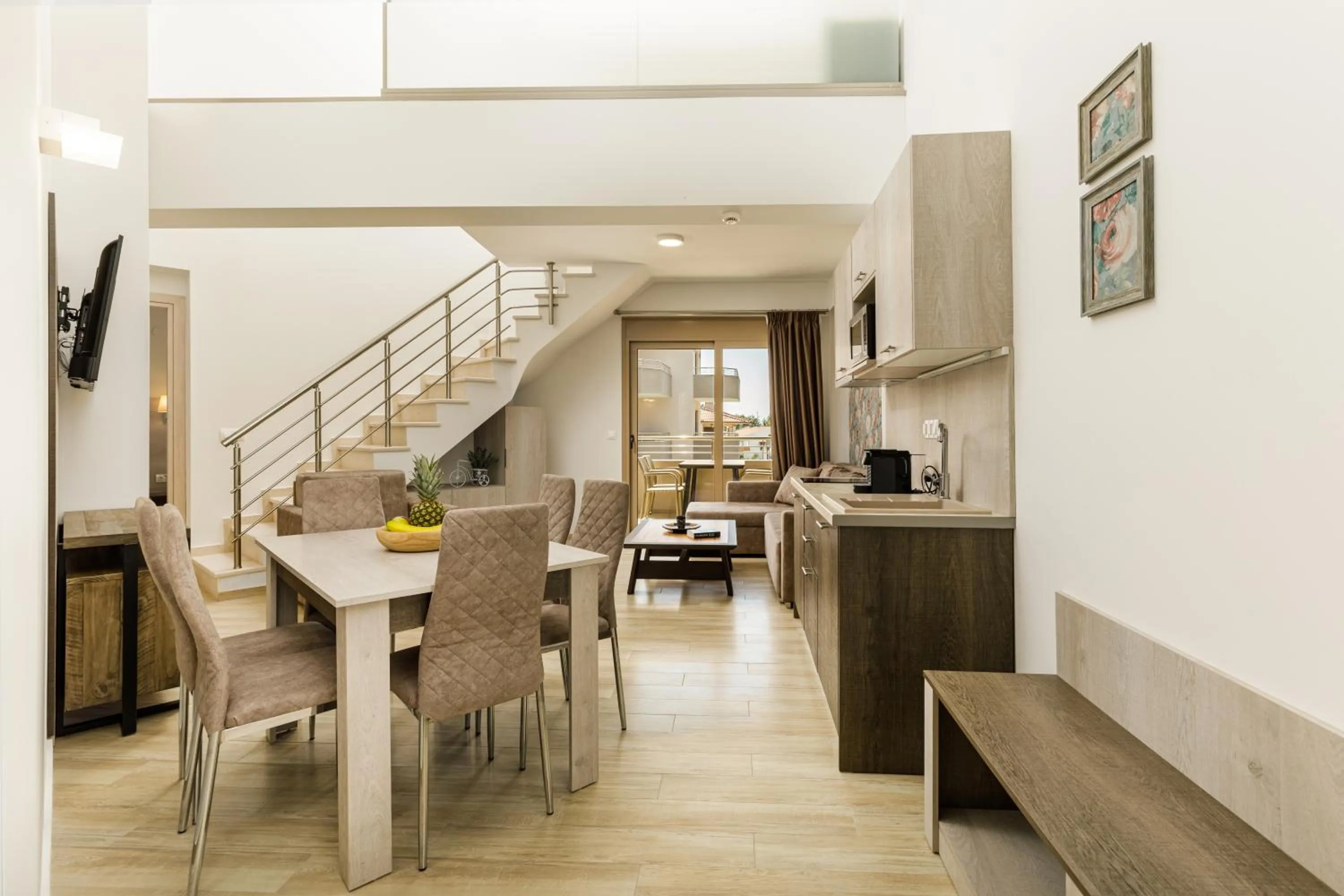 Kitchen or kitchenette in Aria Garden Suites