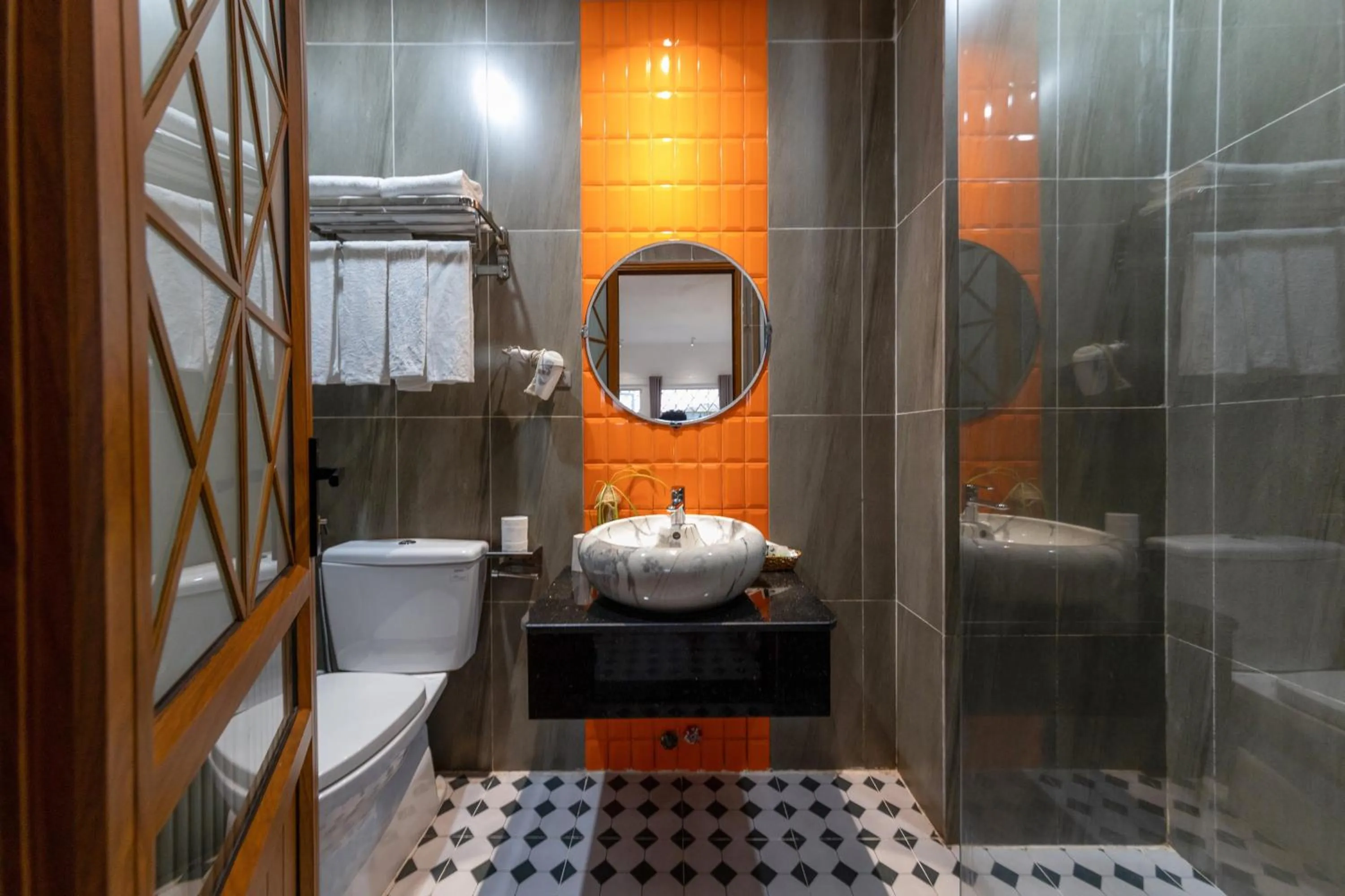 Toilet in Casanova Dalat Hotel