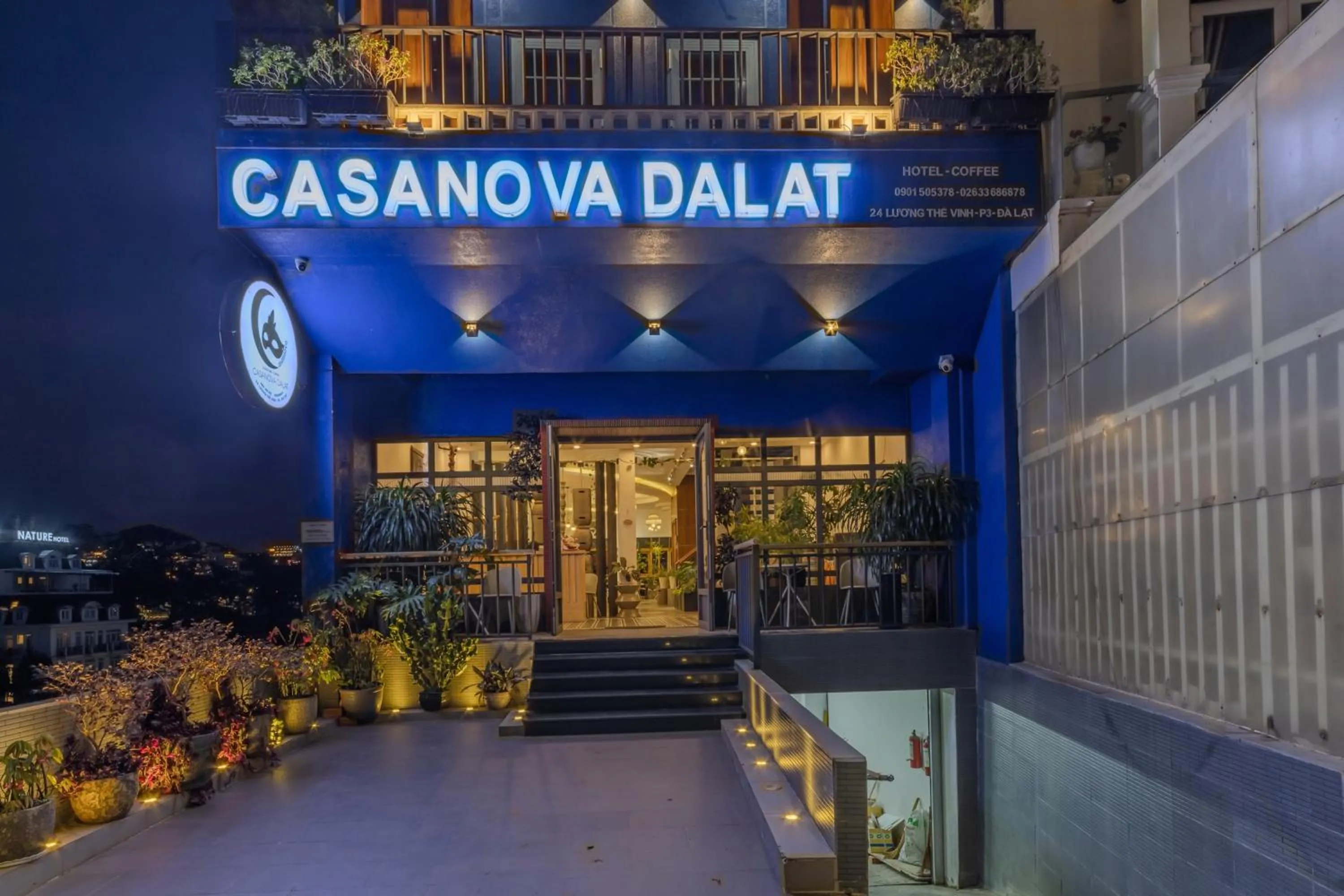 Property building in Casanova Dalat Hotel