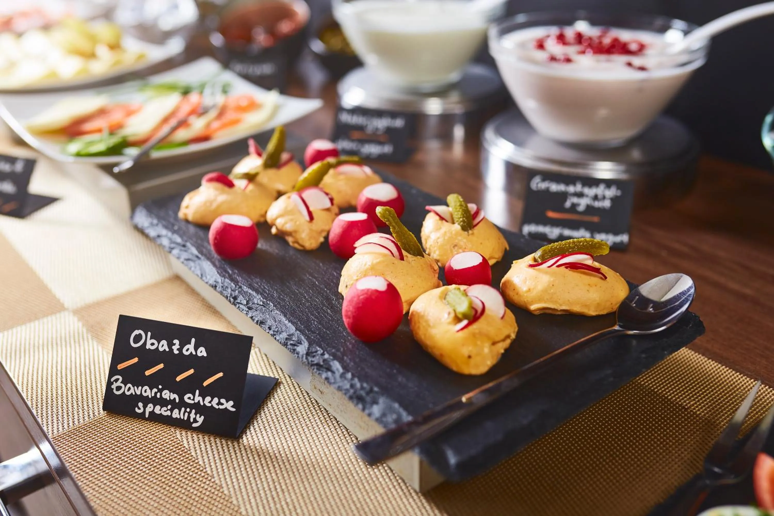 Food close-up in Empress Boutique Hotel