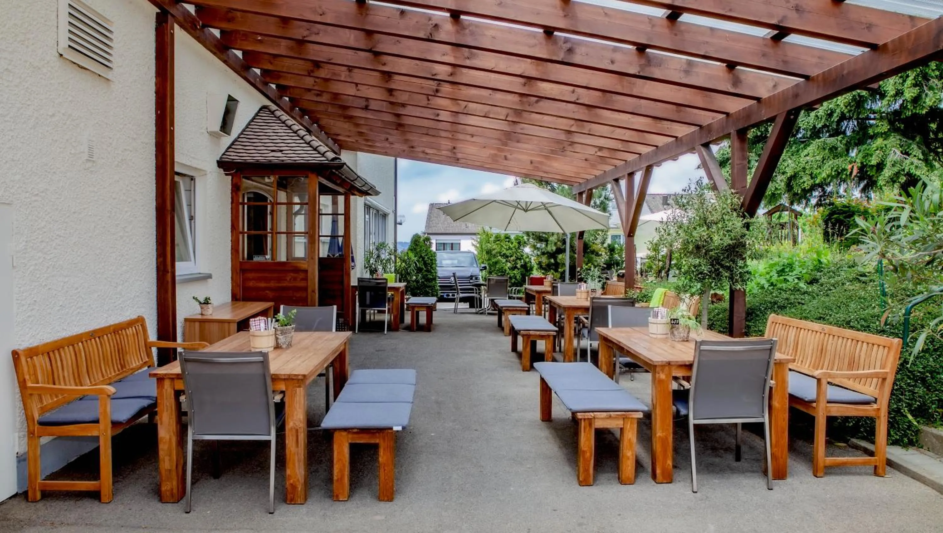 Garden in Hotel Grauleshof