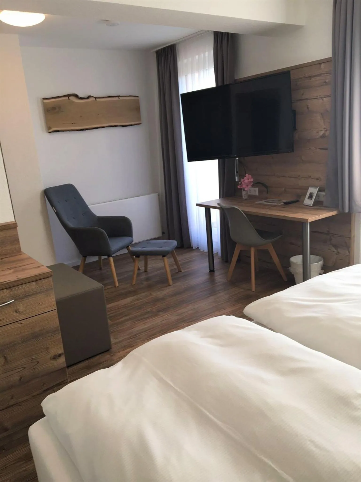 Bed in Hotel Post mit Klimaanlage