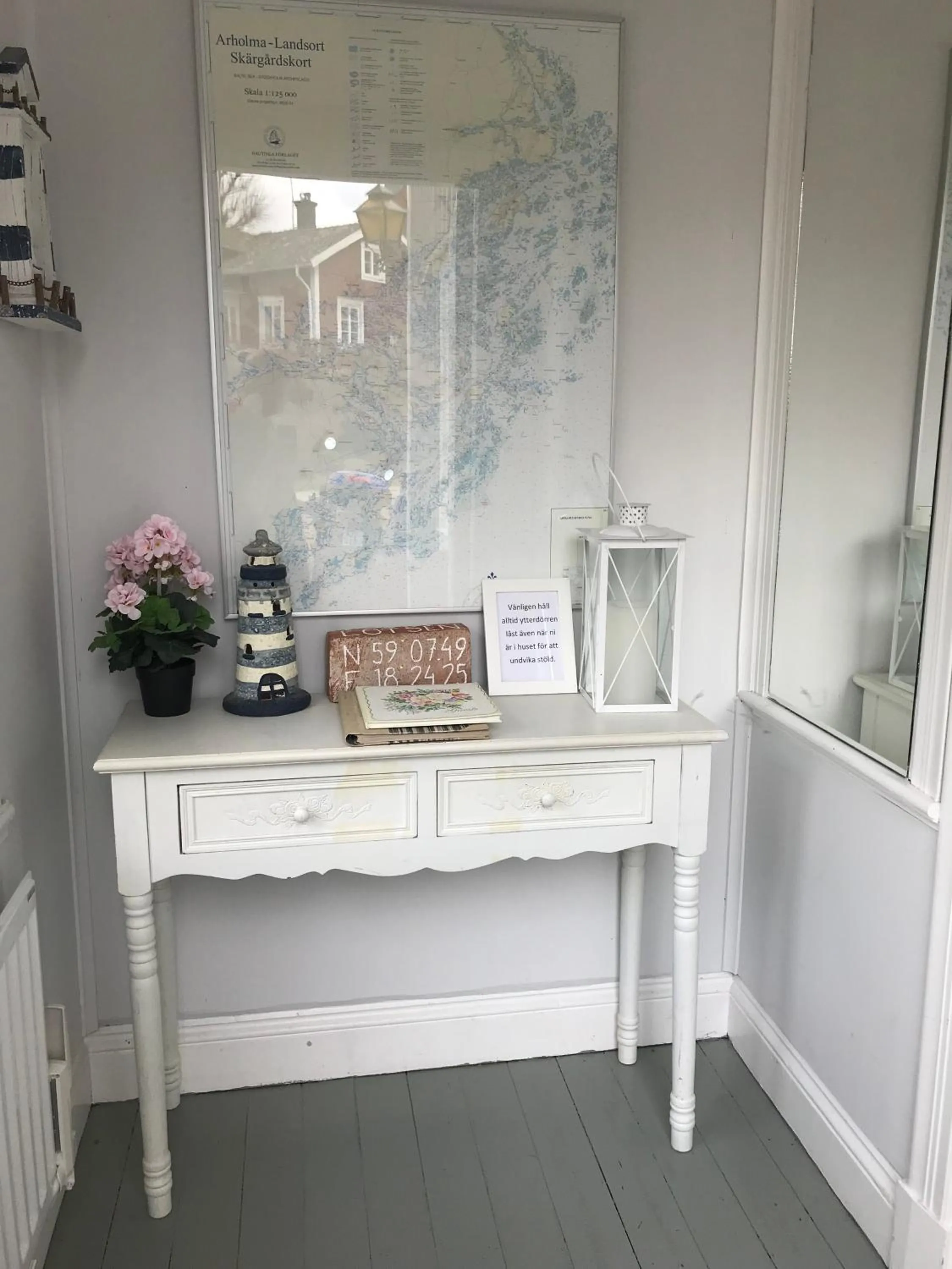 Decorative detail in Vandrarhemmet Lotsen