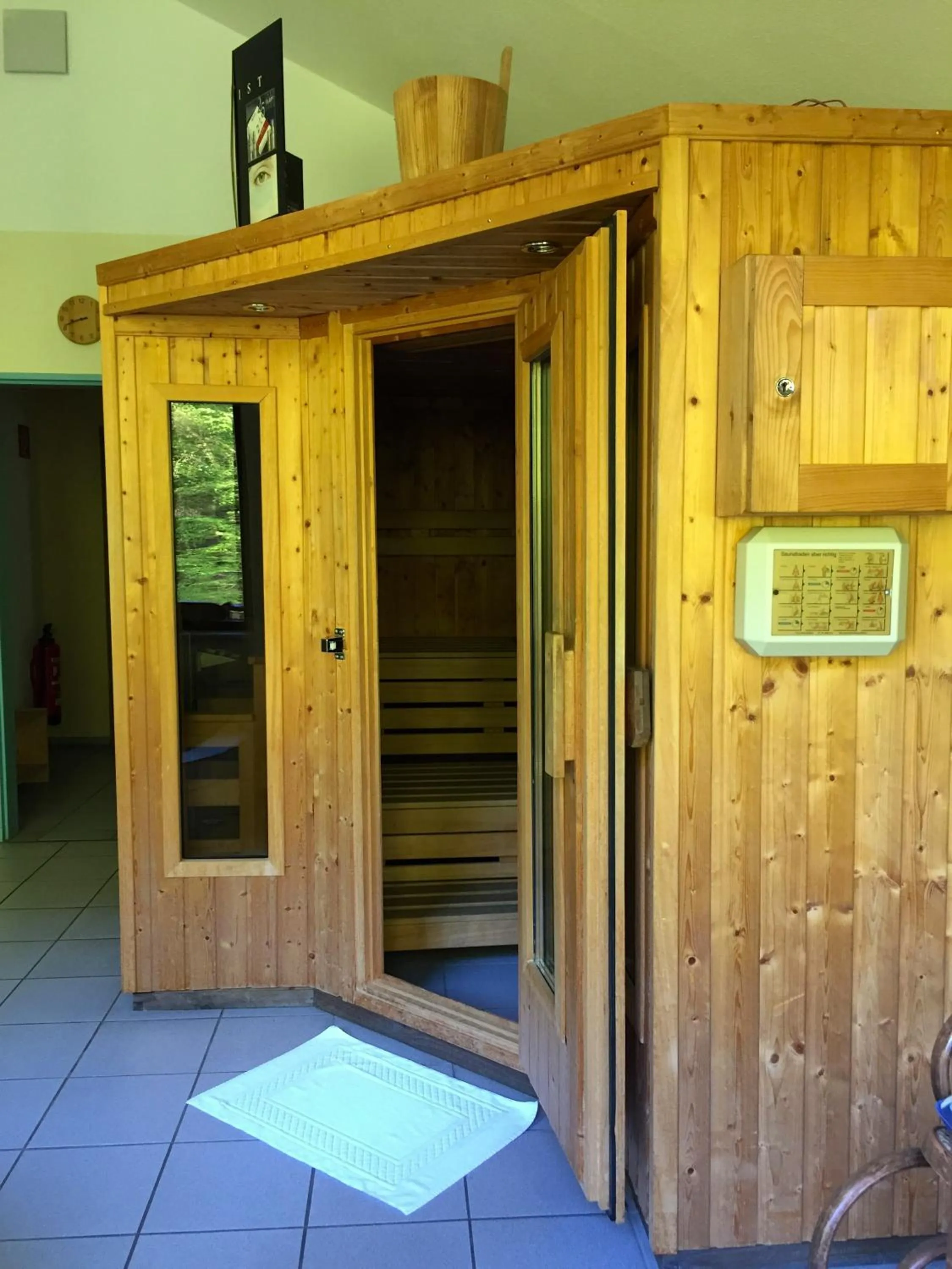 Sauna in Moselromantik Hotel Weissmühle