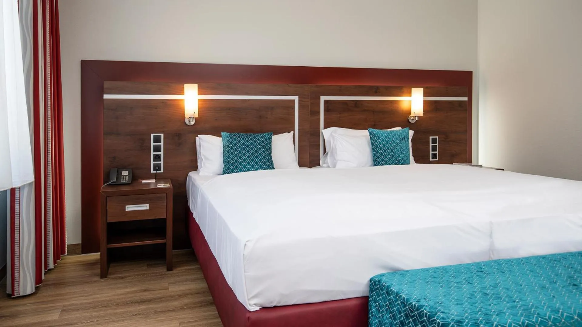 Bed in Ringhotel Zweibruecker Hof