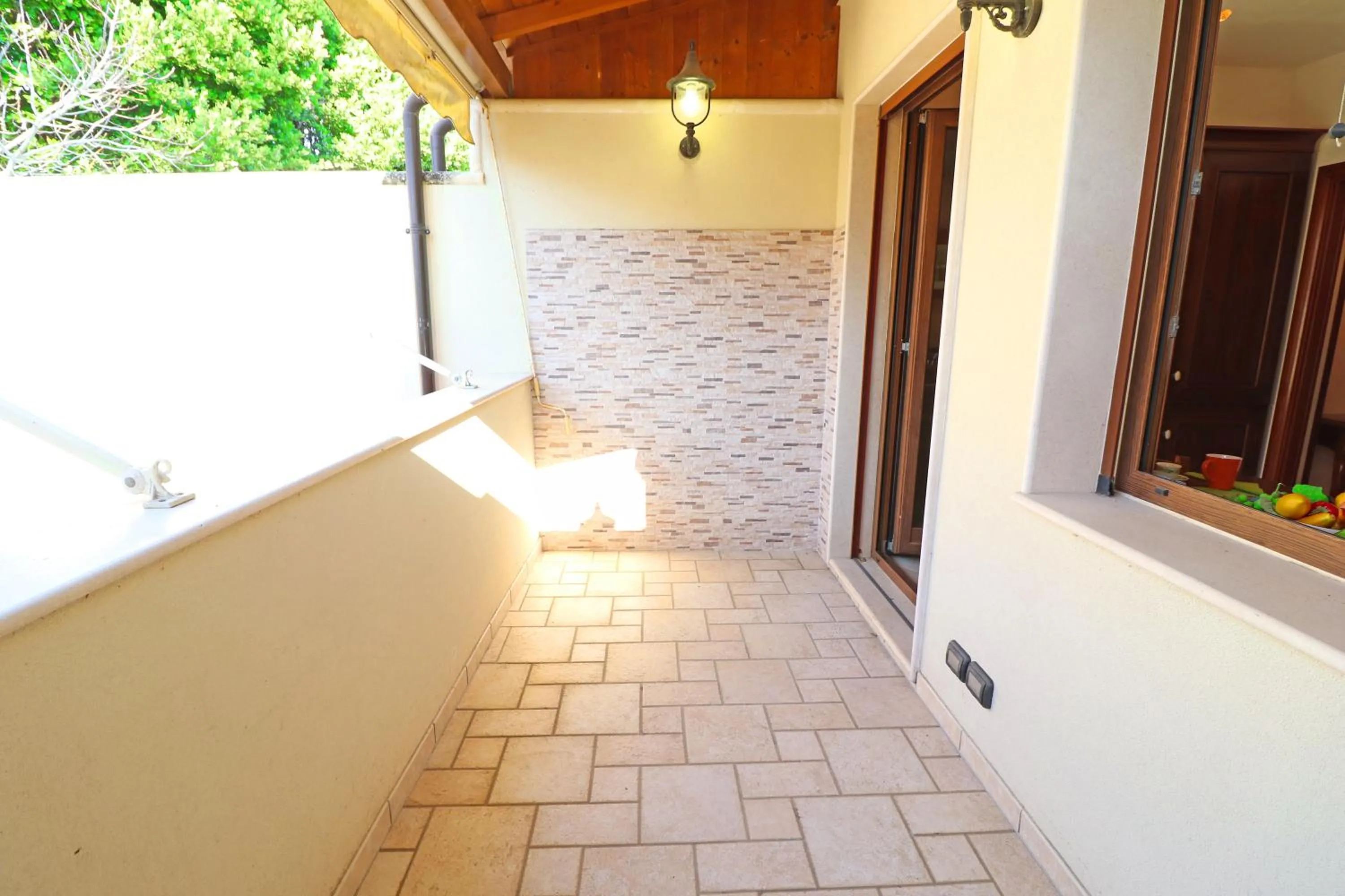 Balcony/Terrace in Holiday home Eva to Otranto center 4 places