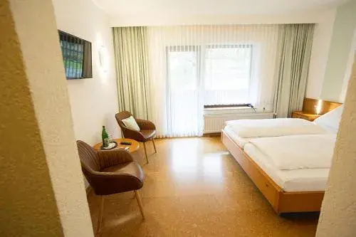 Double Room with Balcony - single occupancy in Bio-Hotel Upländer Hof Double Room with Balcony - single occupancy in Bio-Hotel Upländer Hof