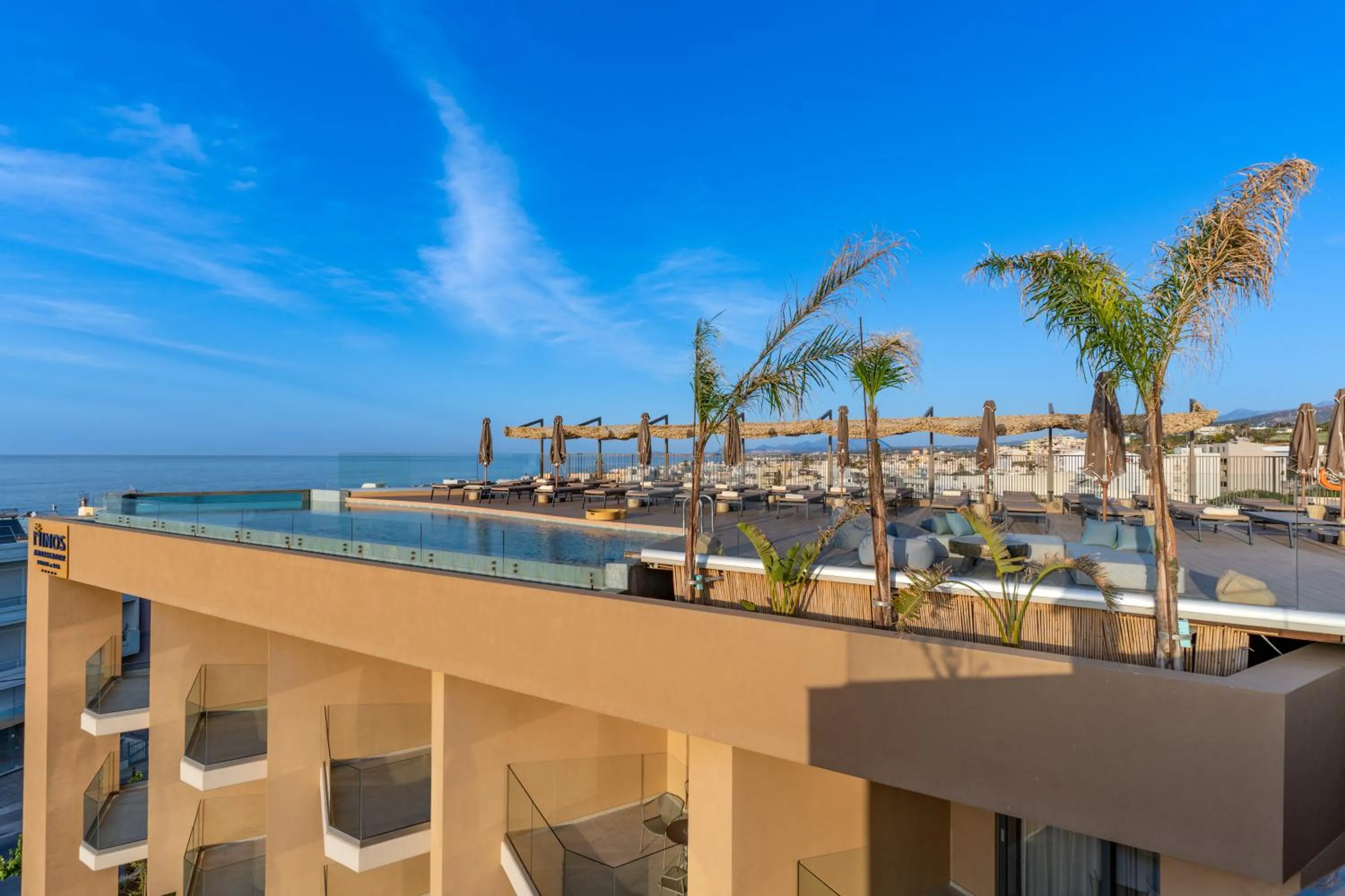 Swimming pool in Minos Ambassador Suites & Spa - Adults only