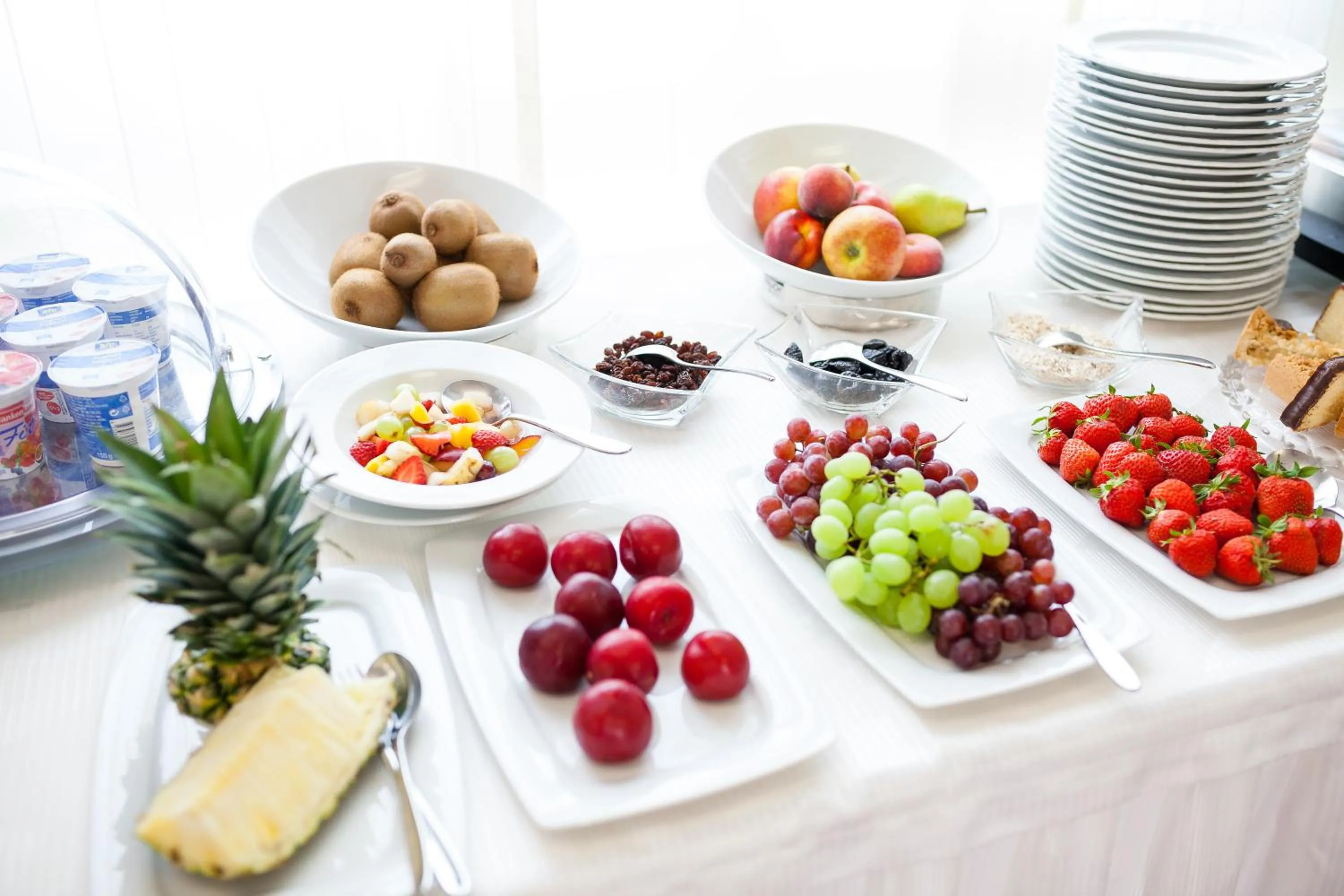 Food close-up in Hotel Restaurant Vater Rhein