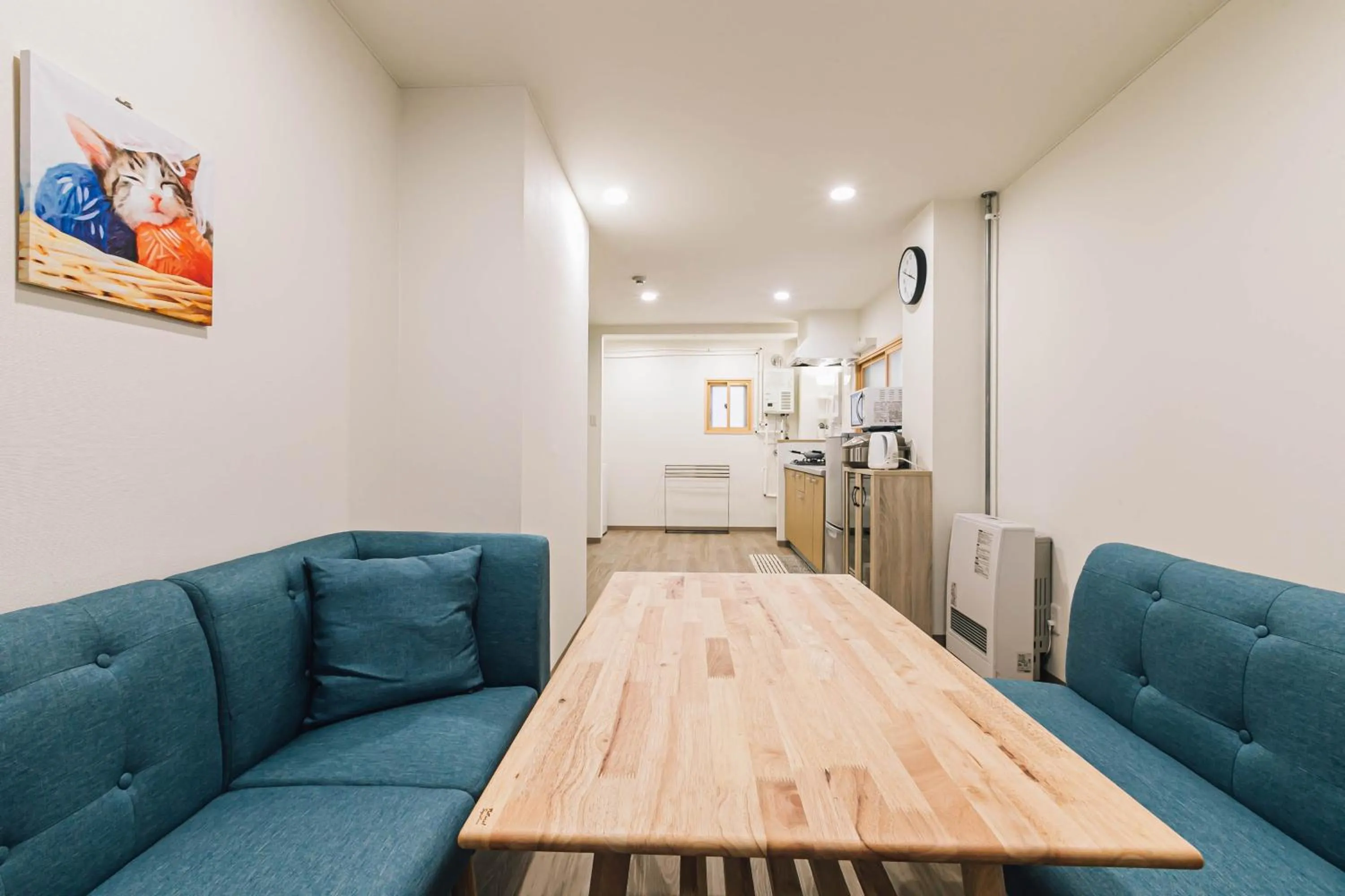 Living room in TKD HOUSE Asahikawa