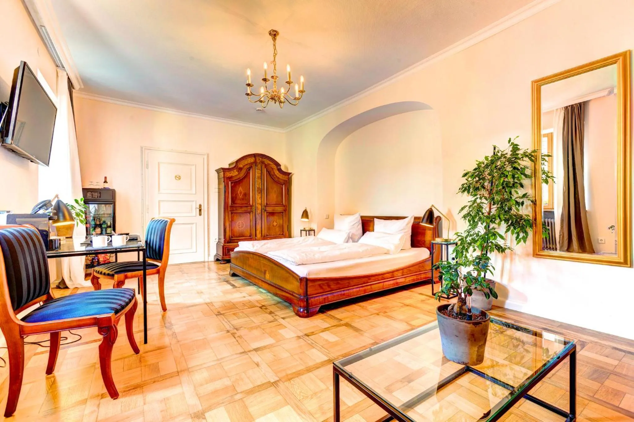 Bed in Hotel Villa Königsgarten