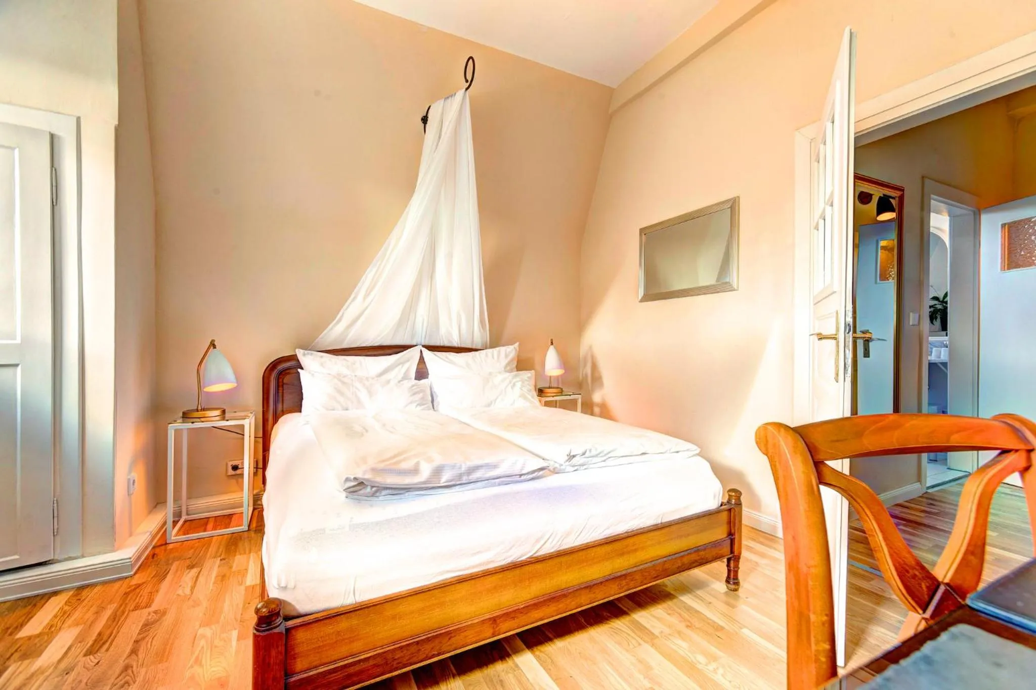 Bed in Hotel Villa Königsgarten