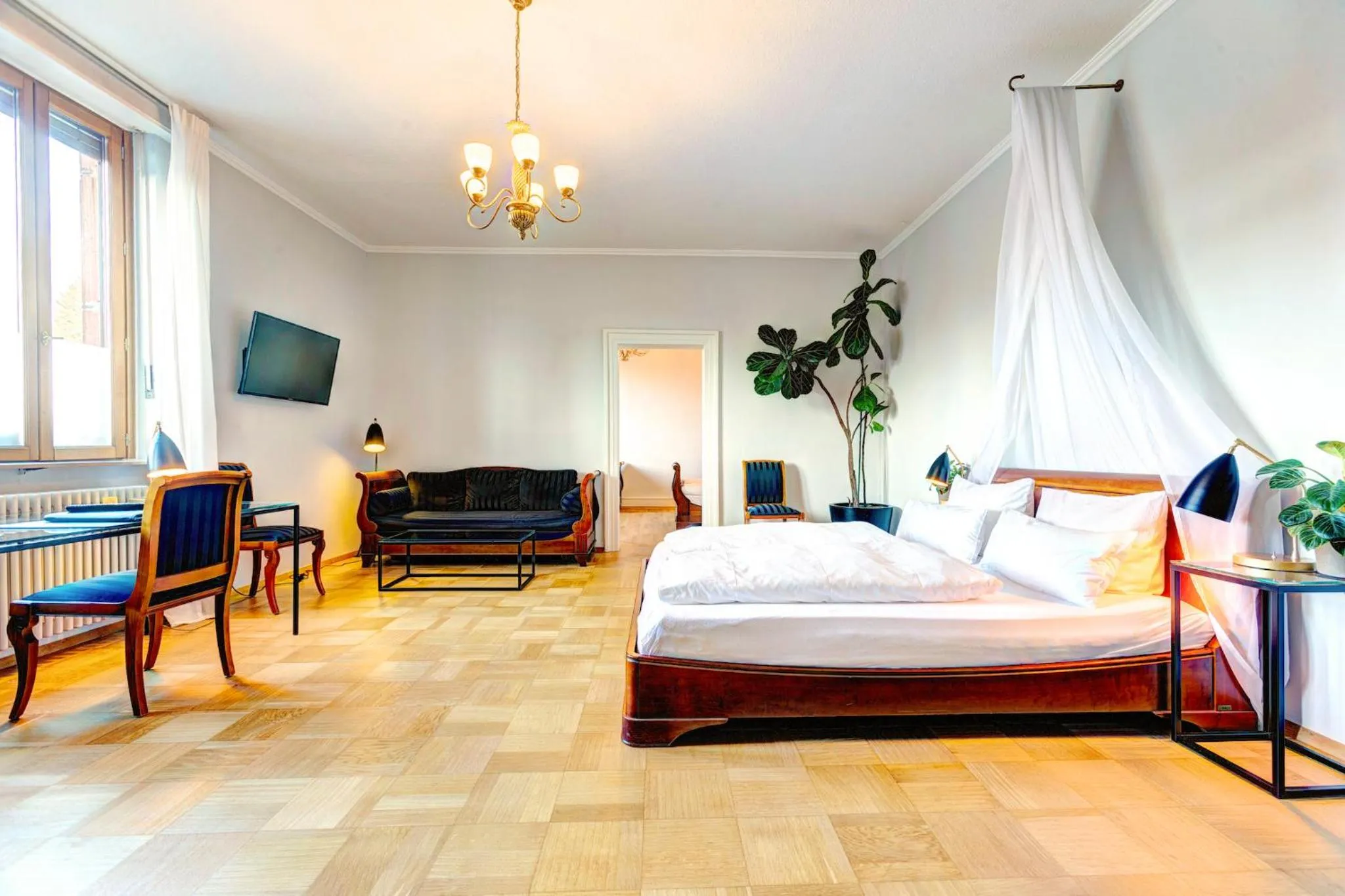 Bed in Hotel Villa Königsgarten