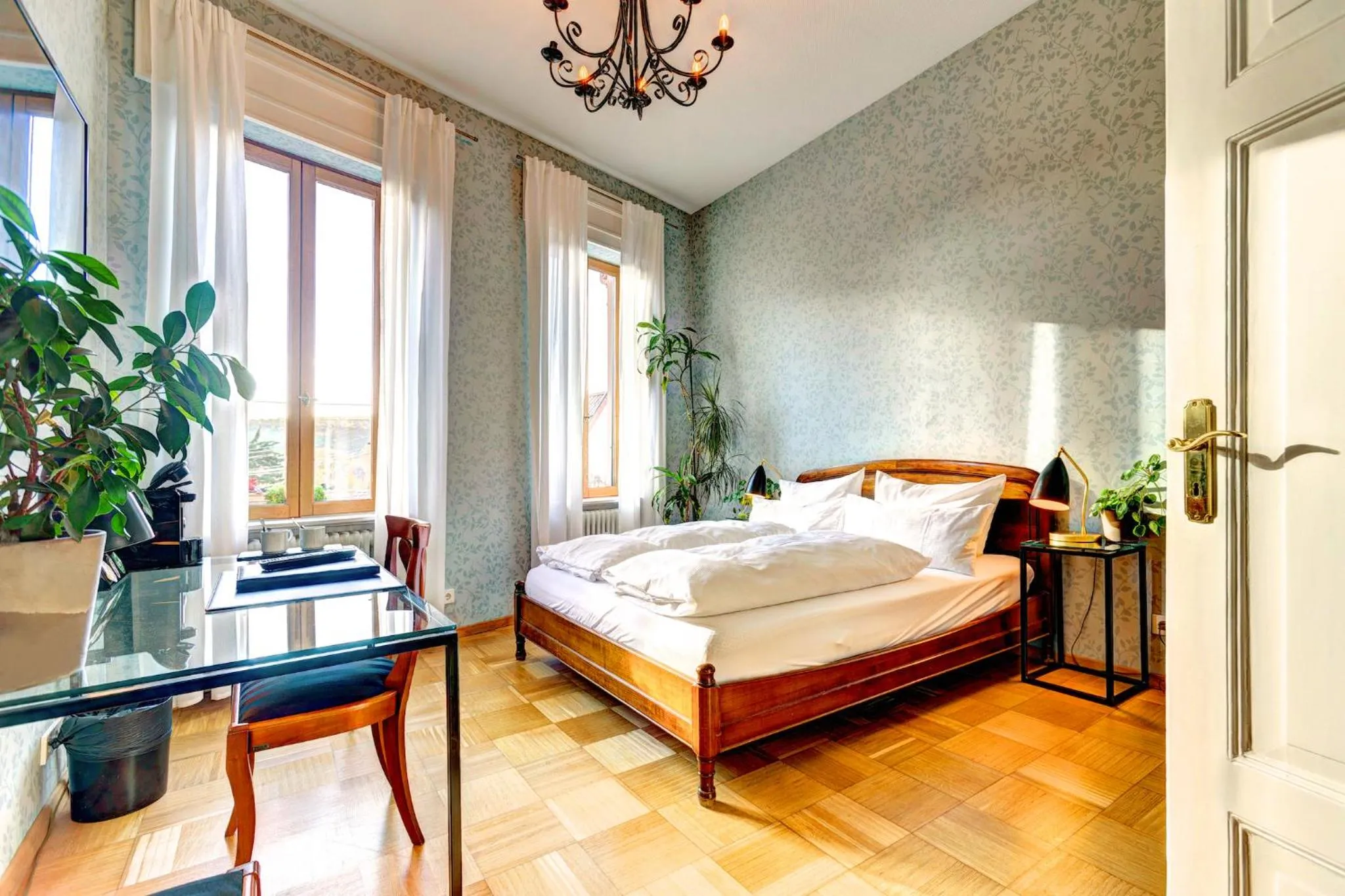 Bed in Hotel Villa Königsgarten