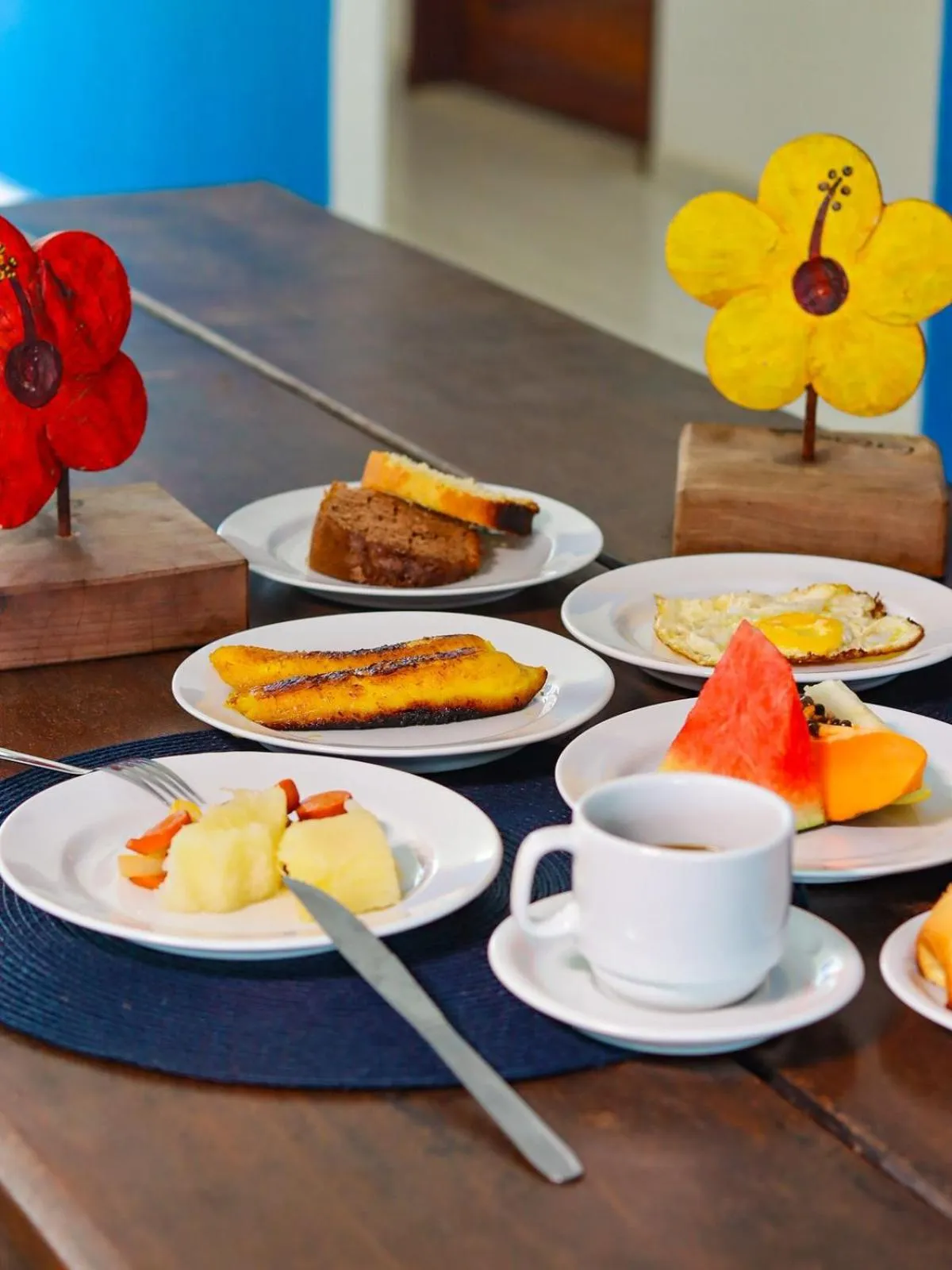 Buffet breakfast in Pousada Maresia Unique Beira Mar