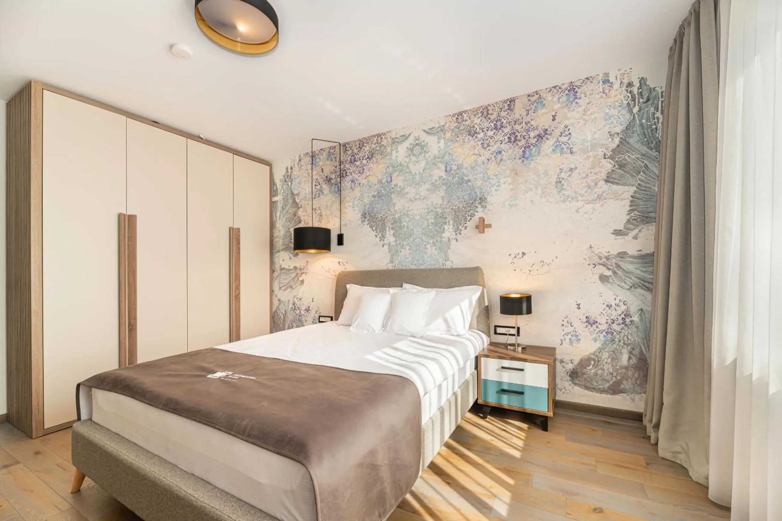 Bed in Promenada Studios