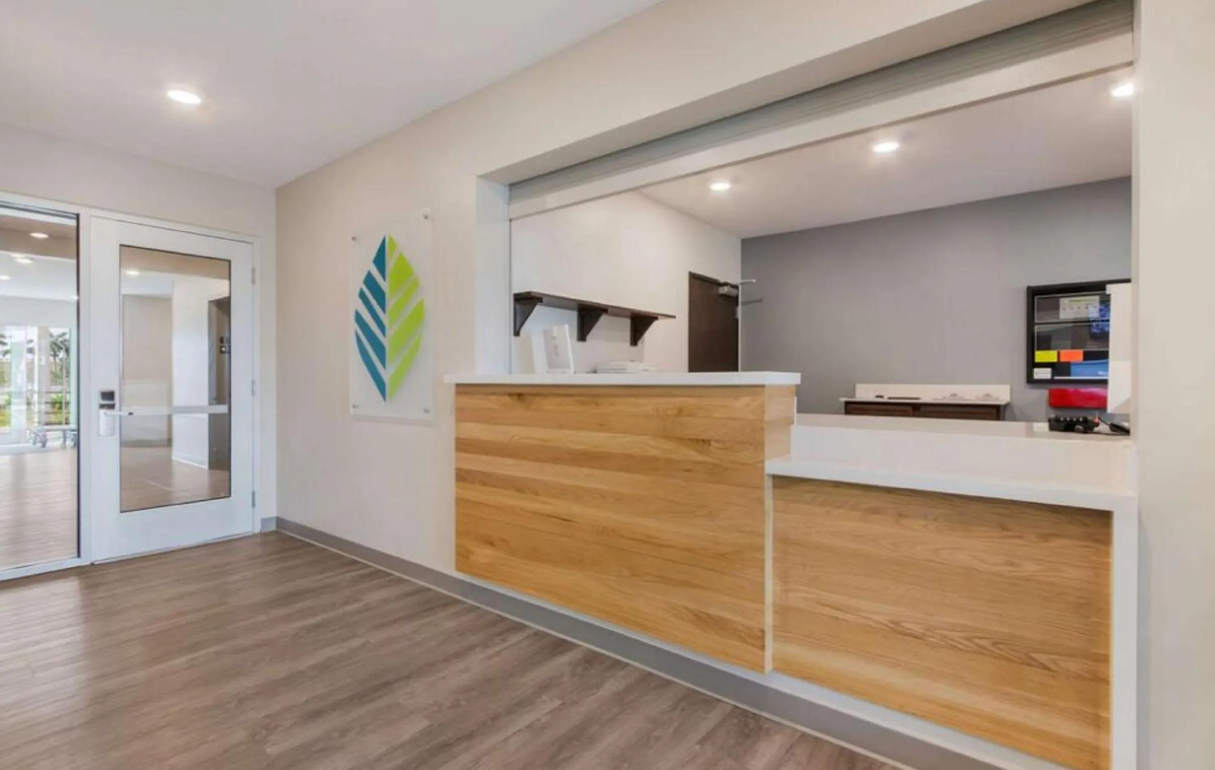 Lobby or reception in WoodSpring Suites Allentown